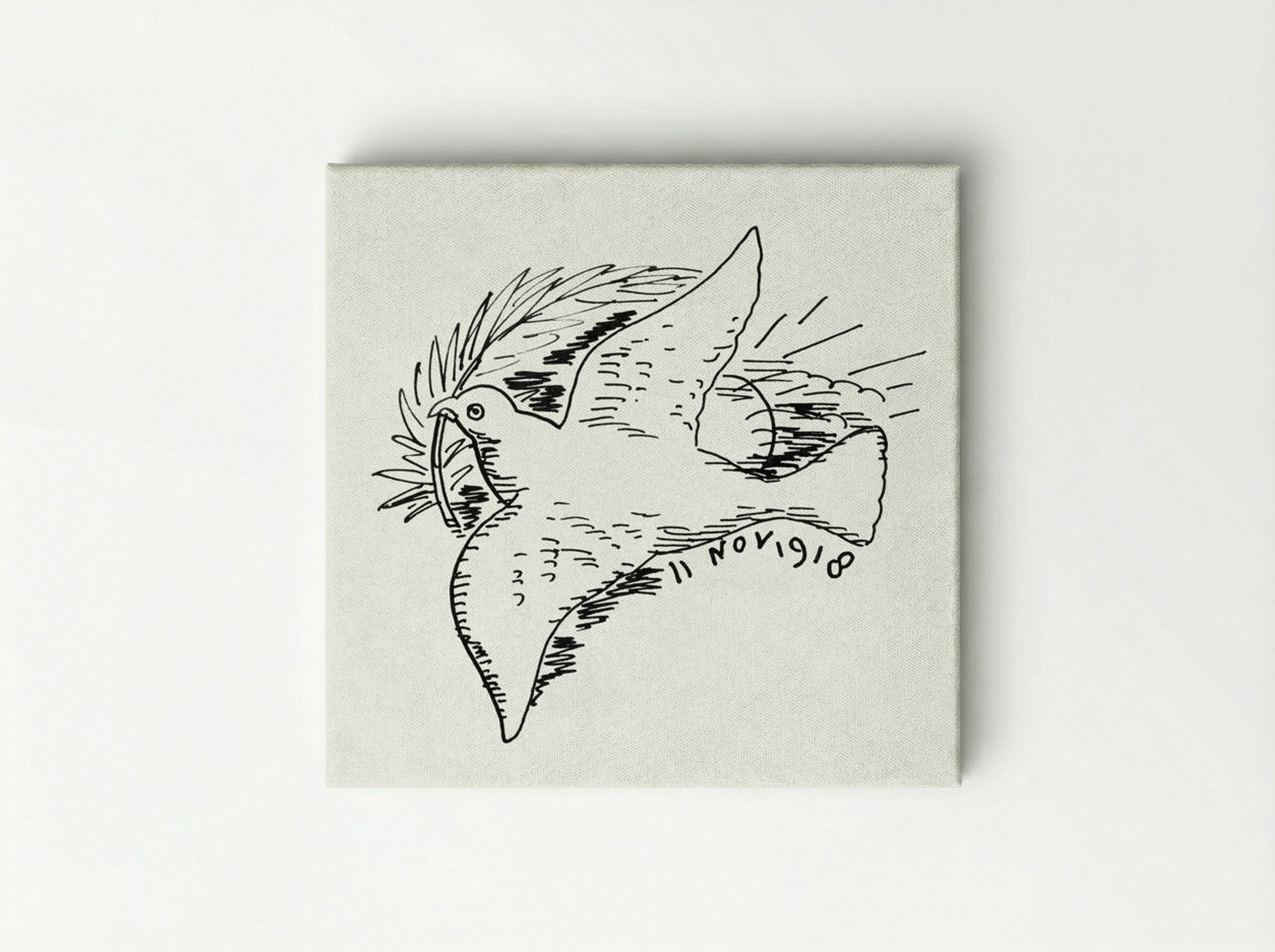 Peace Dove - Leo Gestel - Canvas