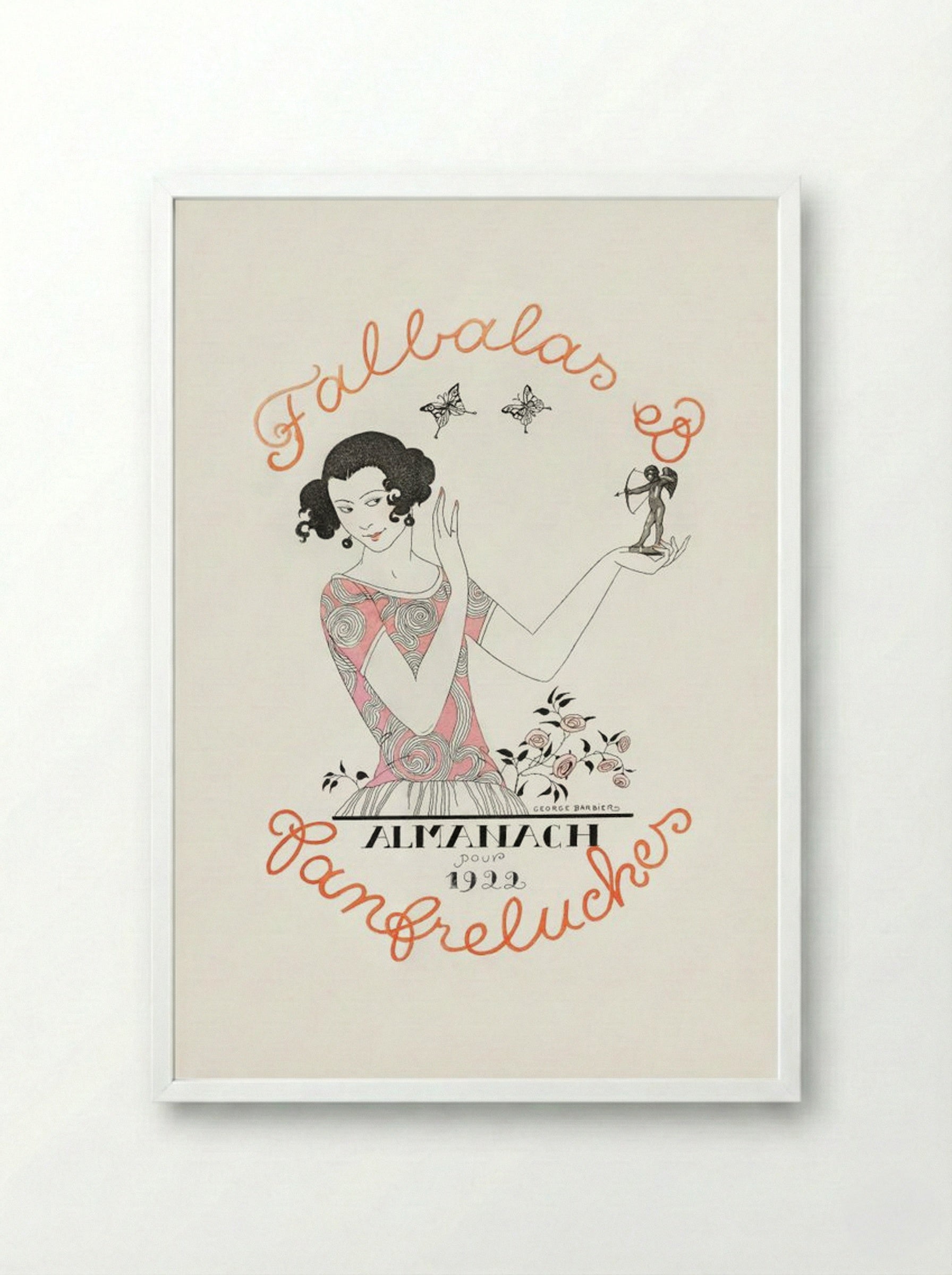 Almanach des Modes - George Barbier - Framed Print White