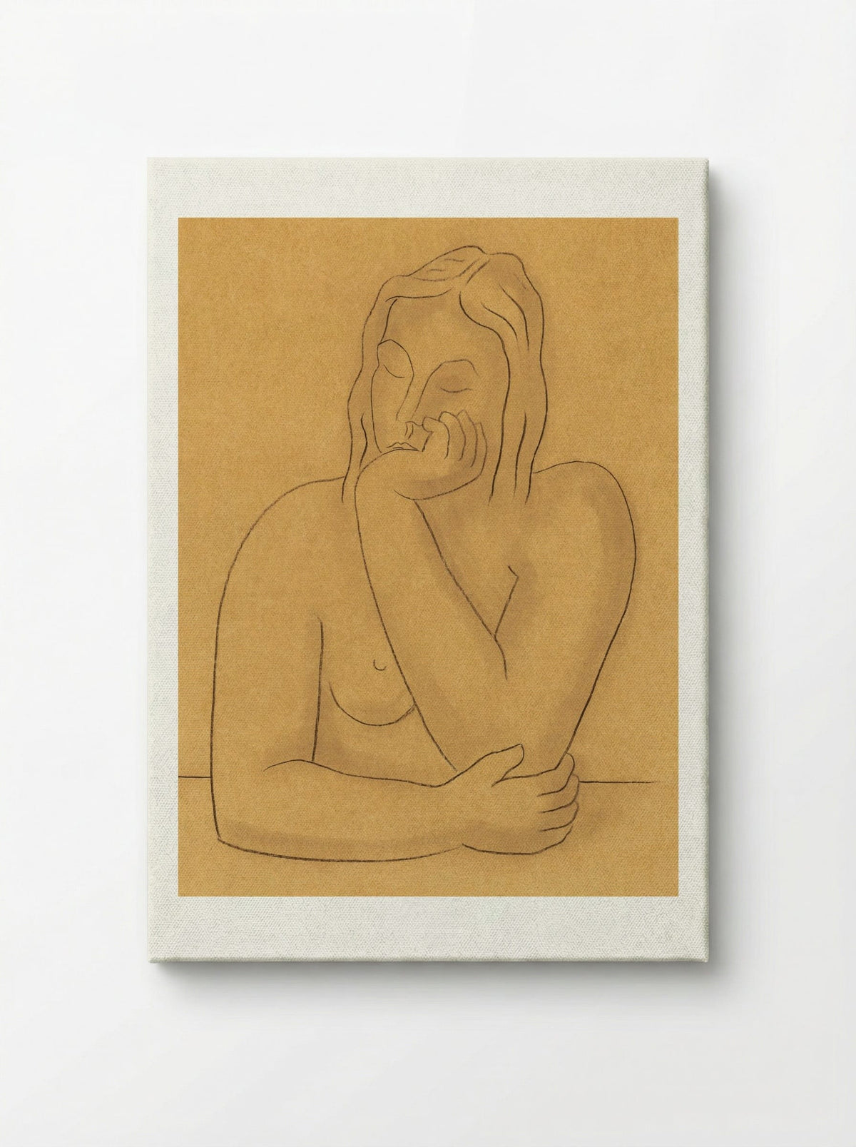 Seated Woman - Mikuláš Galanda - Canvas