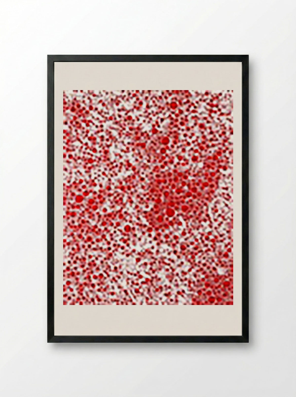 Beyond the End of the Century - Yayoi Kusama - Framed Print Black