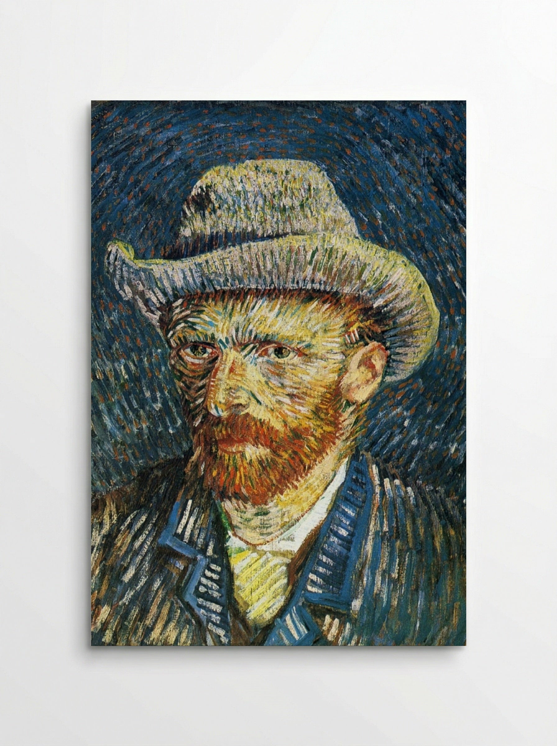 Self-Portrait with Felt Hat - Vincent van Gogh - Poster