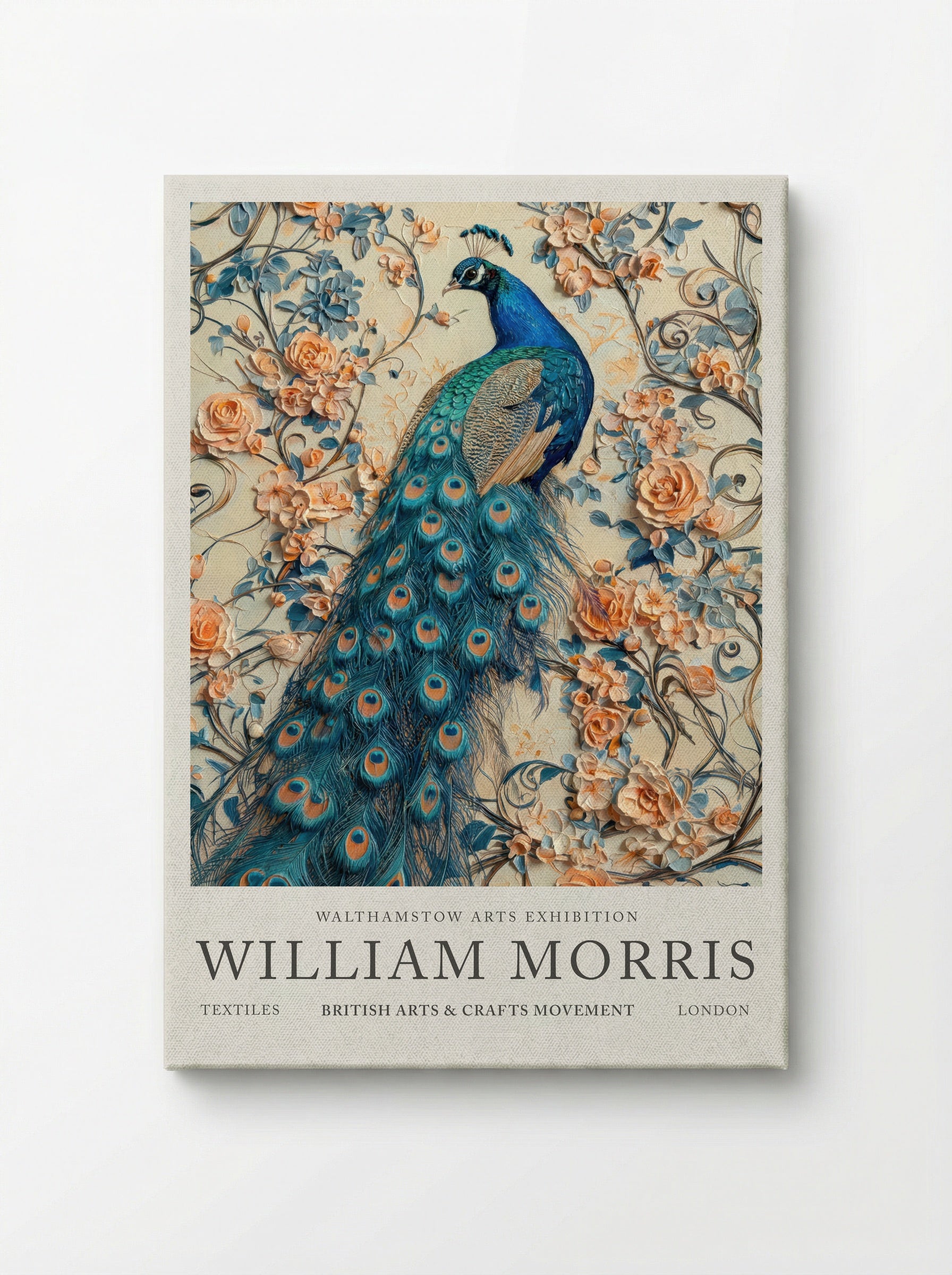 Peacock Splendor - William Morris - Canvas