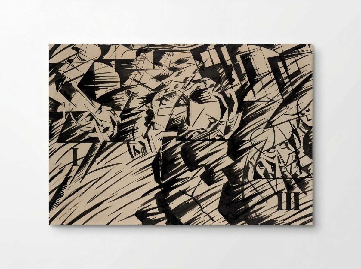 States of Mind I: The Farewells - Umberto Boccioni - Poster