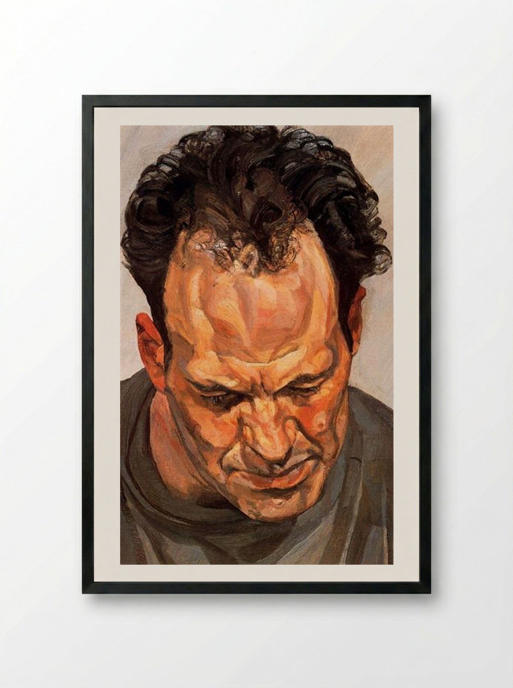 Frank Auerbach - Lucian Freud - Framed Print Black