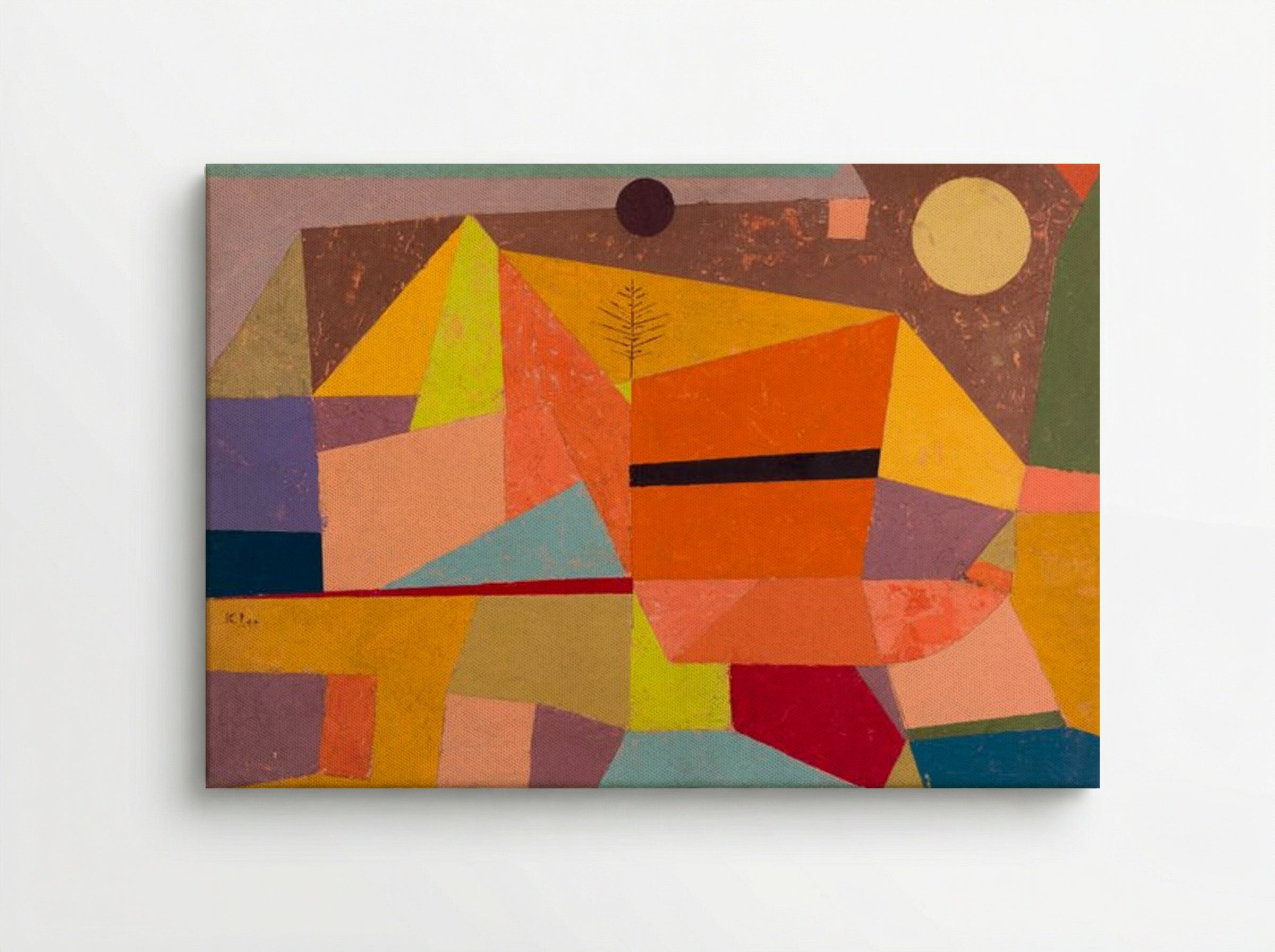 Heitere Gebirgslandschaft (Joyful Mountain Landscape) - Paul Klee - Canvas