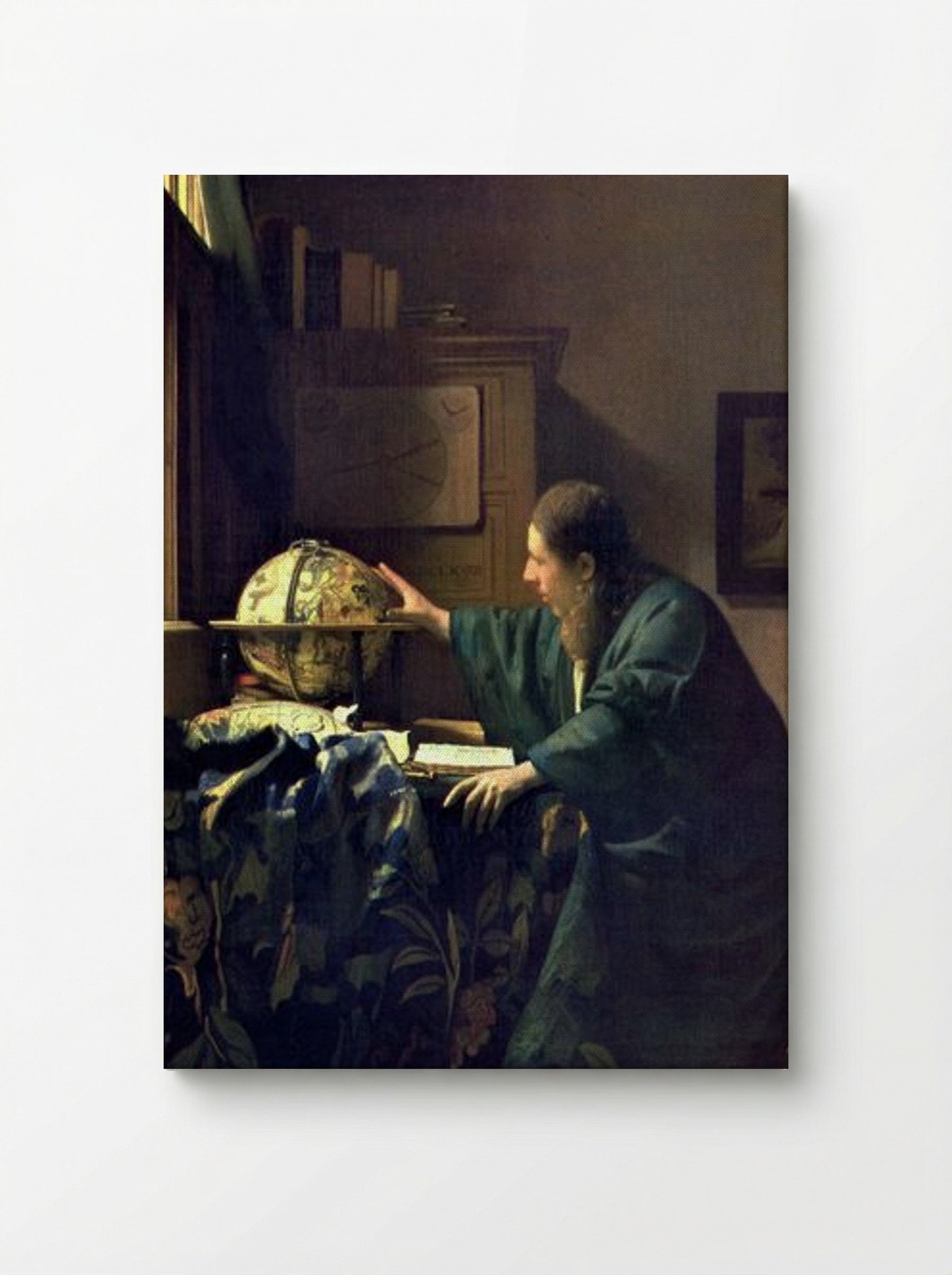 The Astronomer - Johannes Vermeer - Canvas