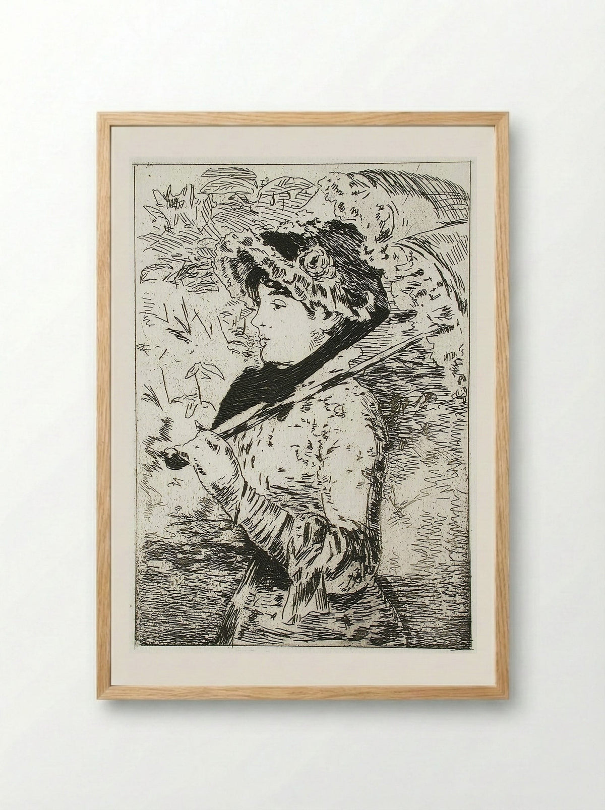 Jeanne (Spring) (Jeanne II) - Édouard Manet - Framed Print Wood