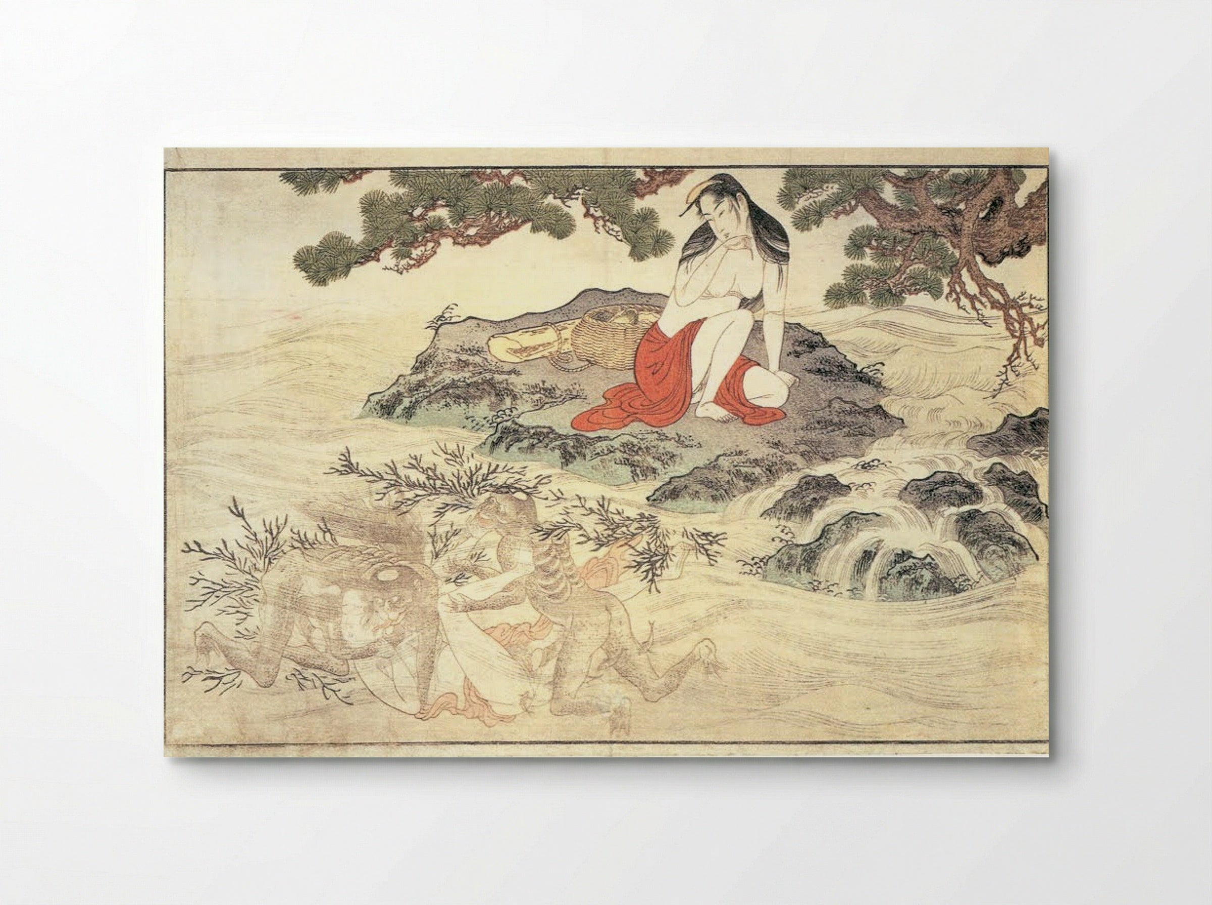 Awabi Divers - Kitagawa Utamaro - Poster