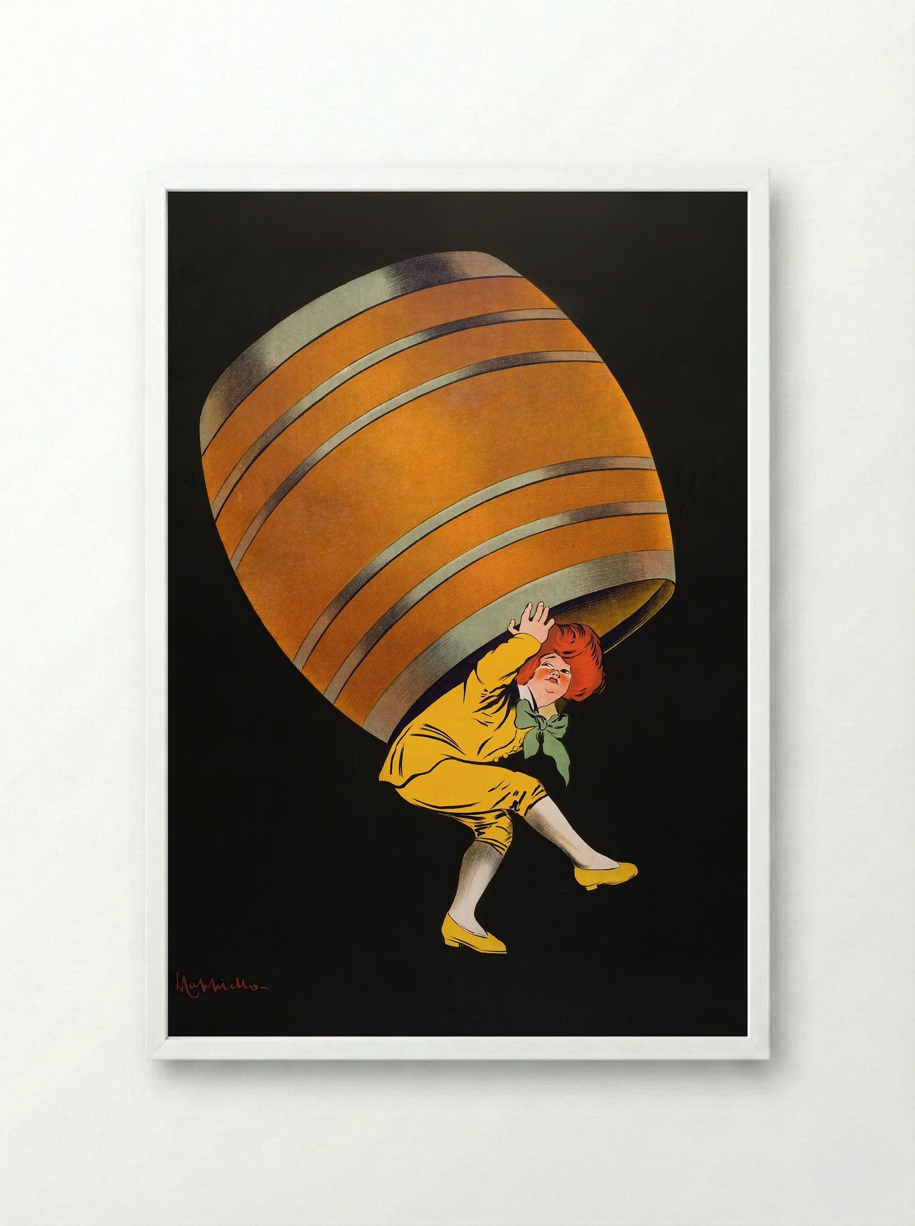Cognac Pellisson - Leonetto Cappiello - Framed Print White