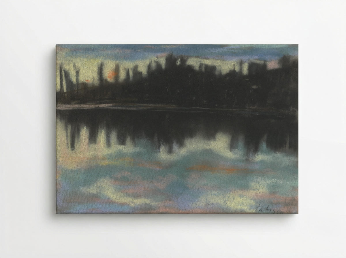 Dark Riverbank - Zolo Palugyay - Canvas