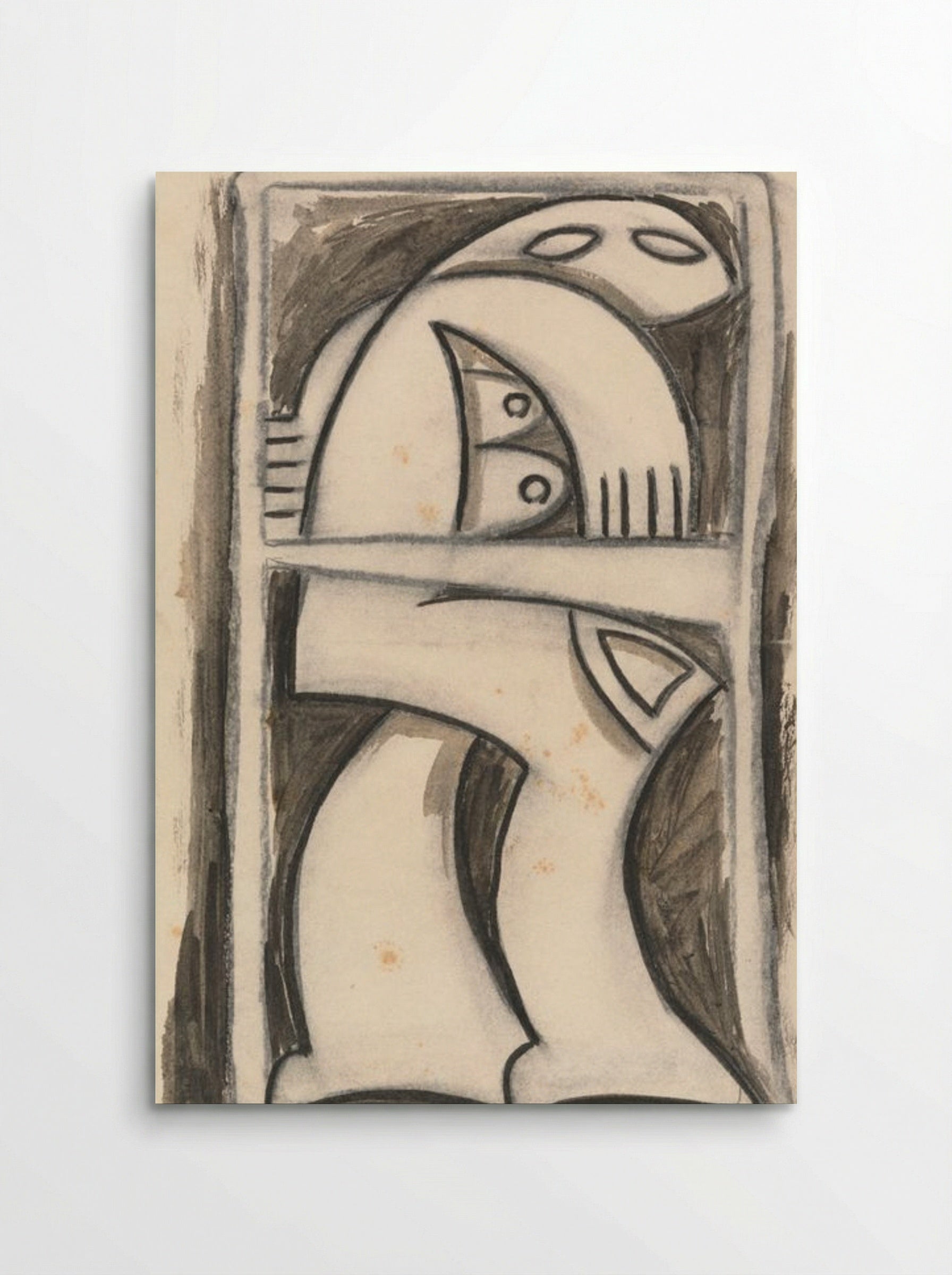 Standing Female Figure (Study) - Pablo Picasso - Poster