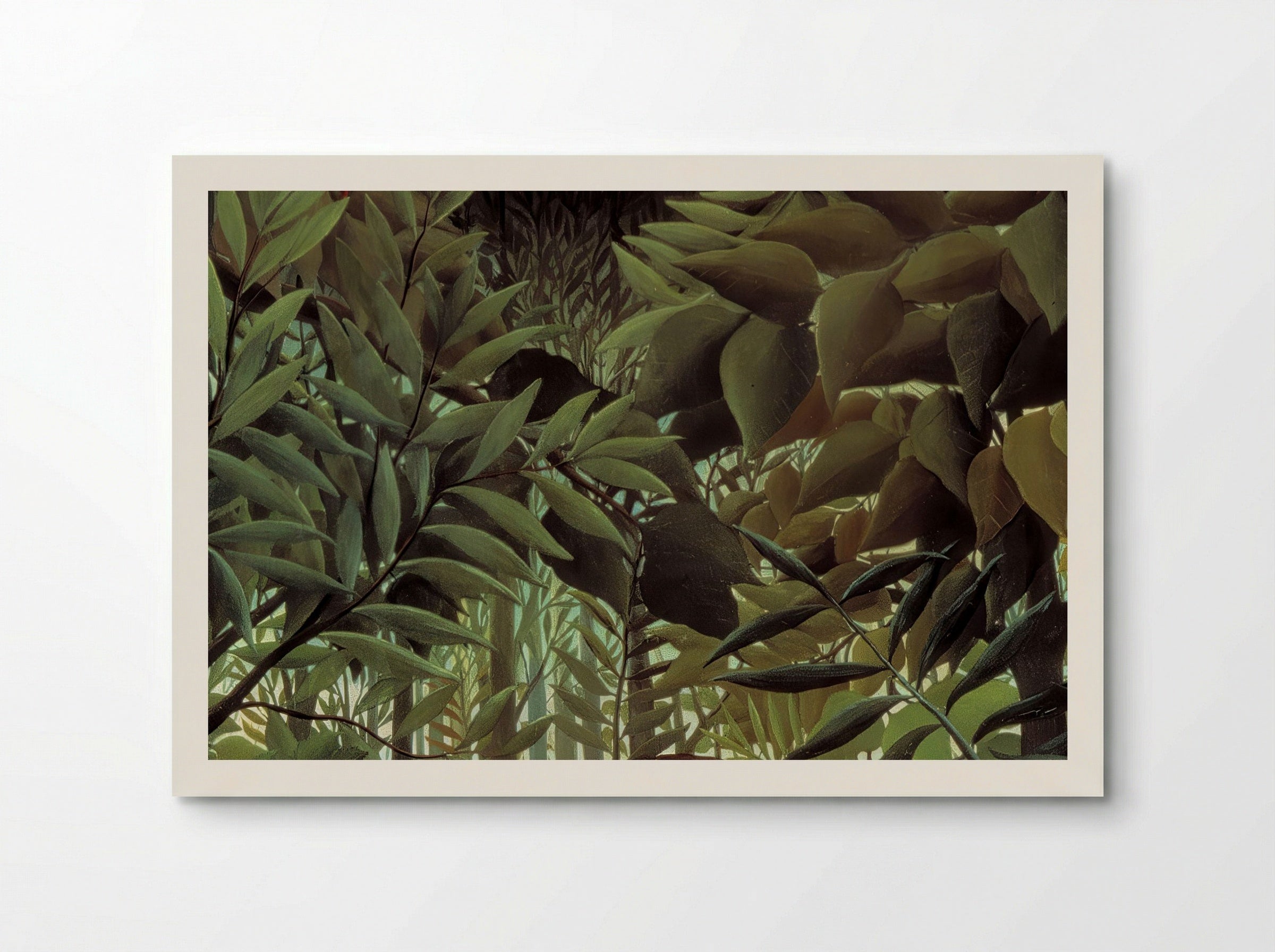 The Hungry Lion Throws Itself on the Antelope - Henri Rousseau - Poster