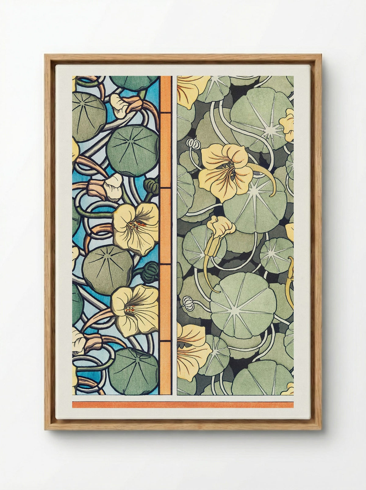 Capucine, from La Plante et ses Applications ornementales - Maurice Pillard Verneuil - Framed Canvas Wood