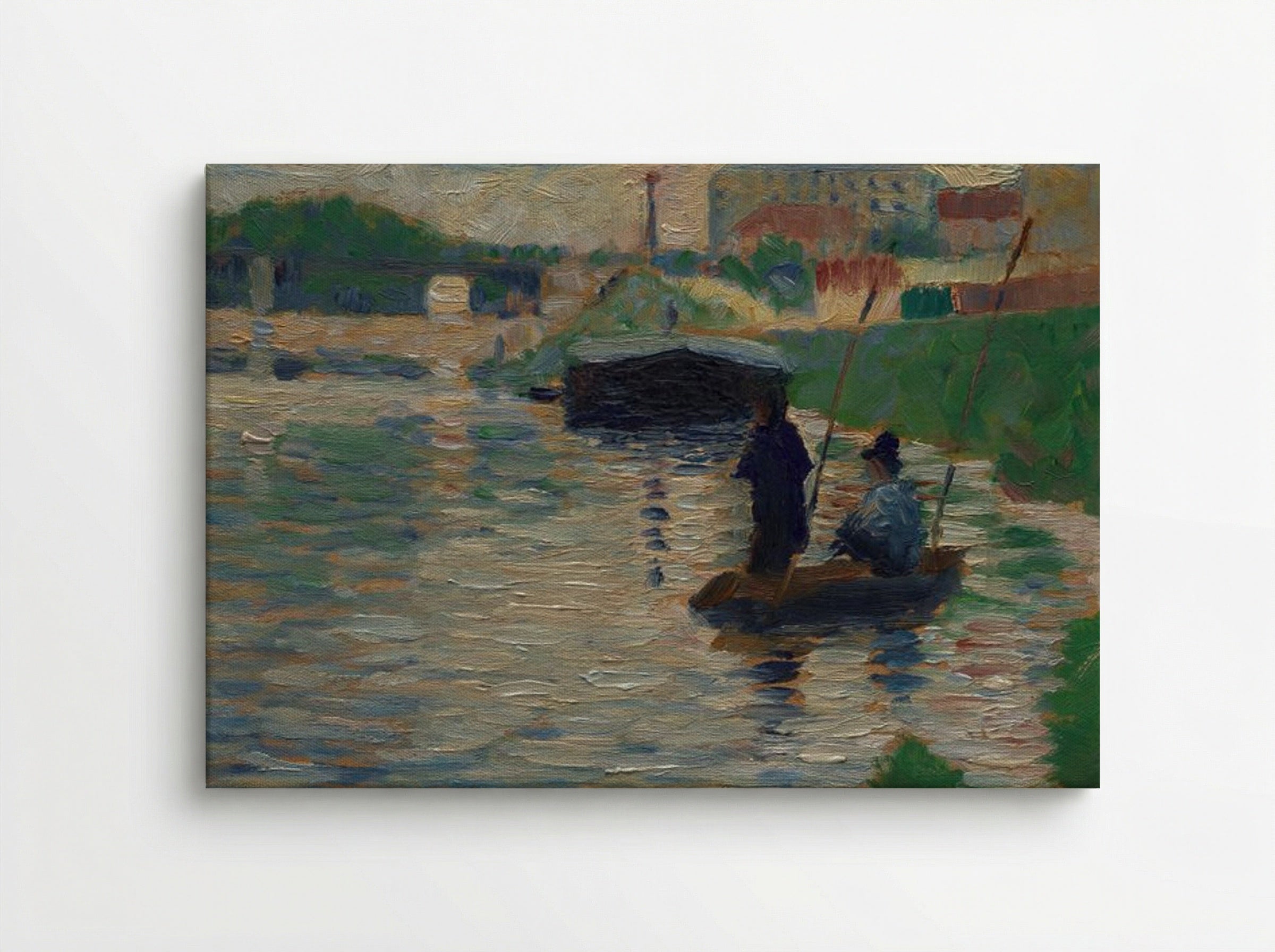 View of the Seine - Georges Seurat - Canvas