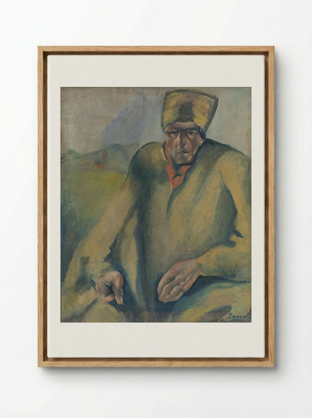 Agitator - Konstantin Bauer - Framed Canvas Wood