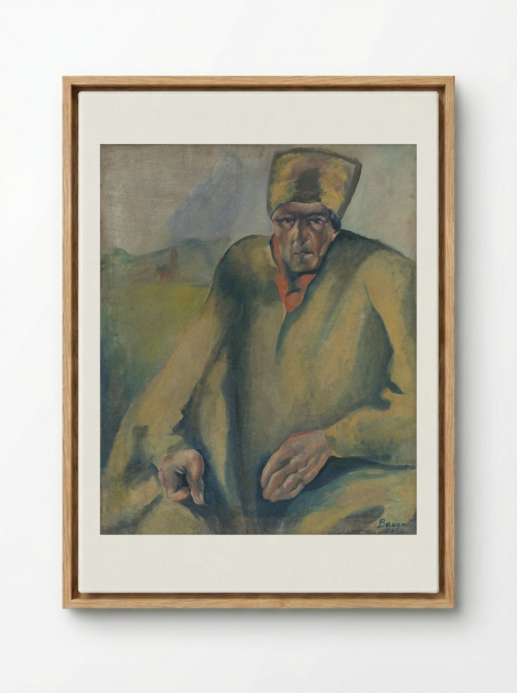 Agitator - Konstantin Bauer - Framed Canvas Wood