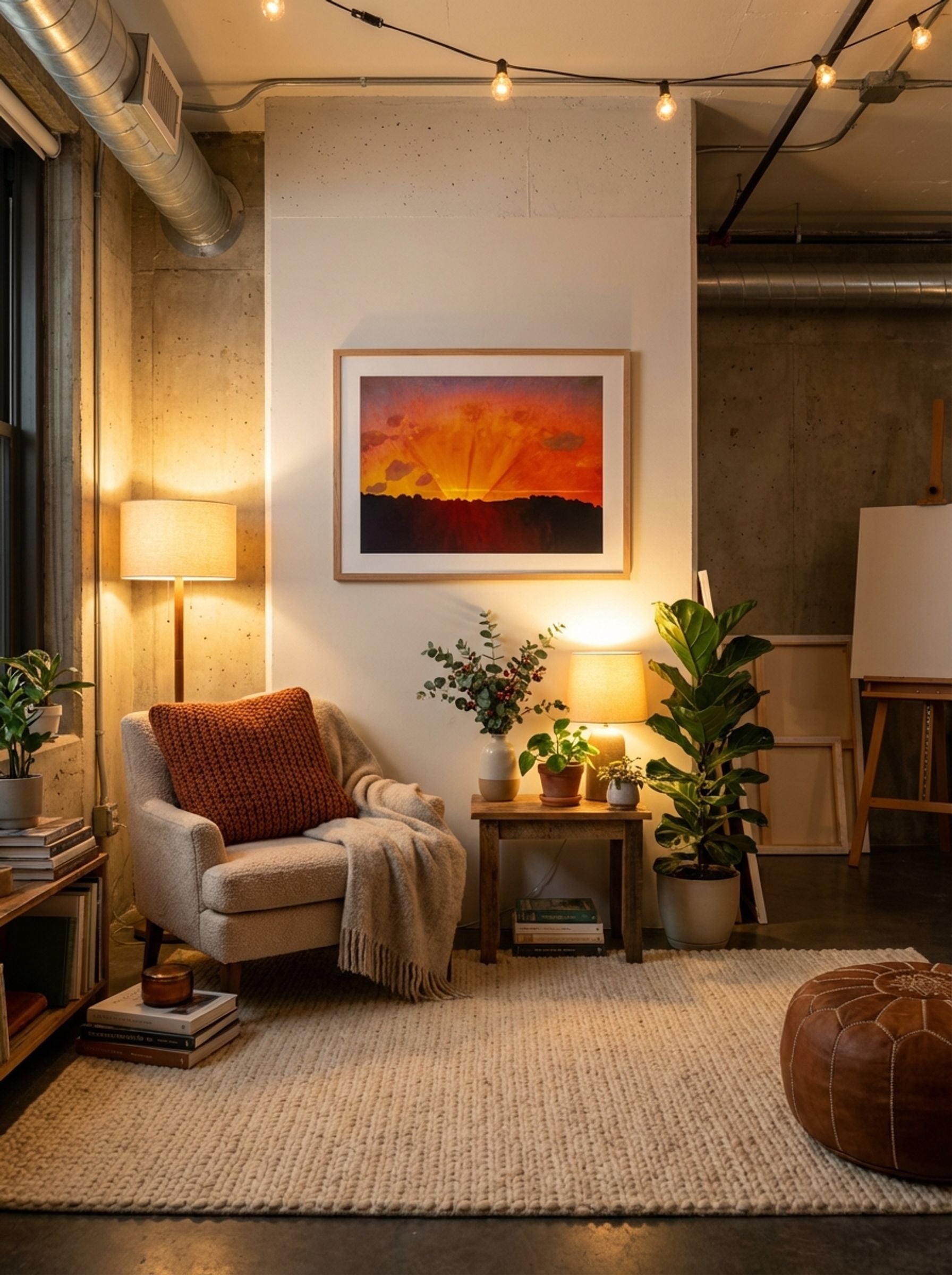 Sunset Over Hills - Fine Art Print - Lifestyle