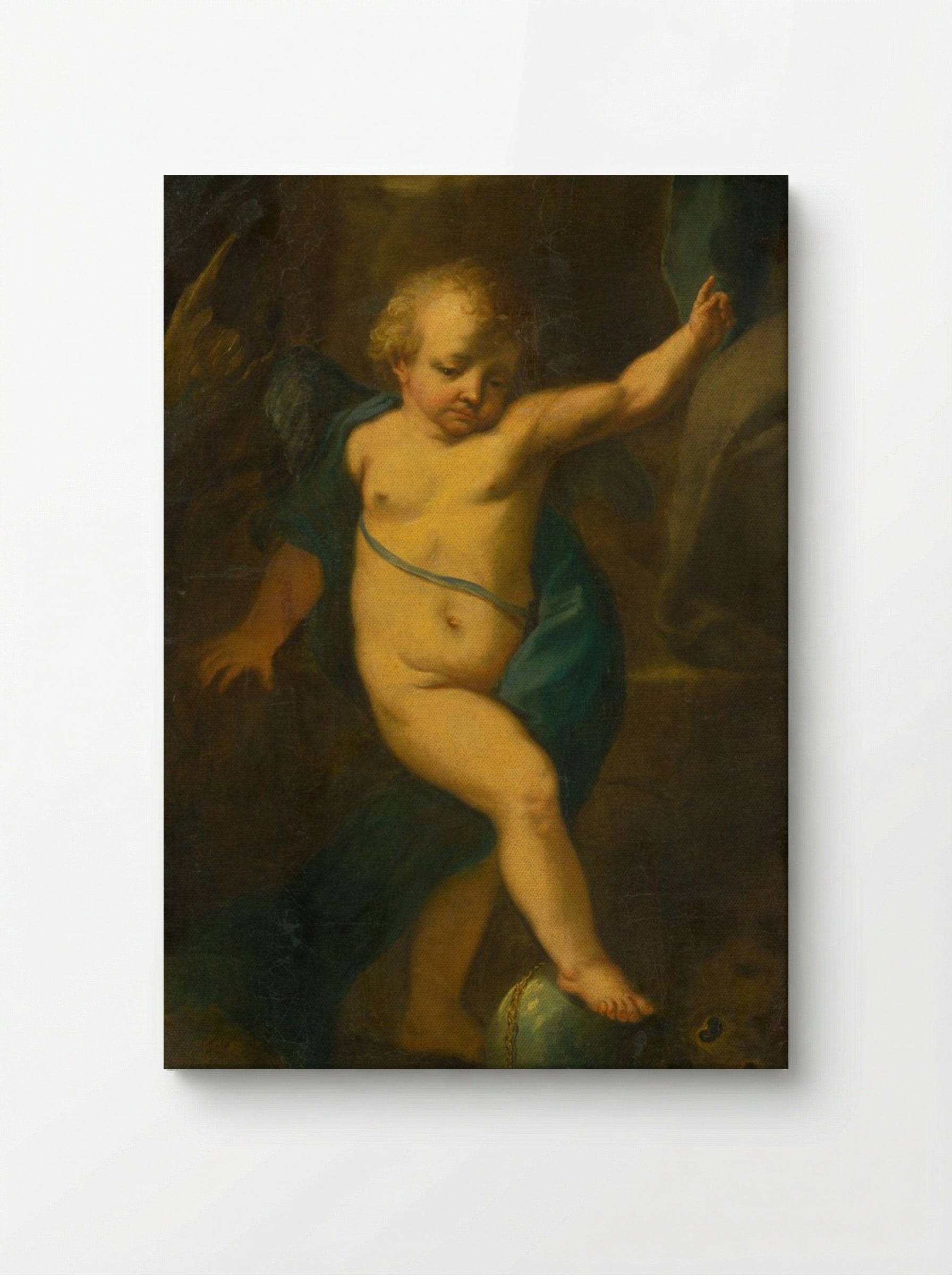 Allegorical Figure of an Angel - Fine Art Print - Canvas
