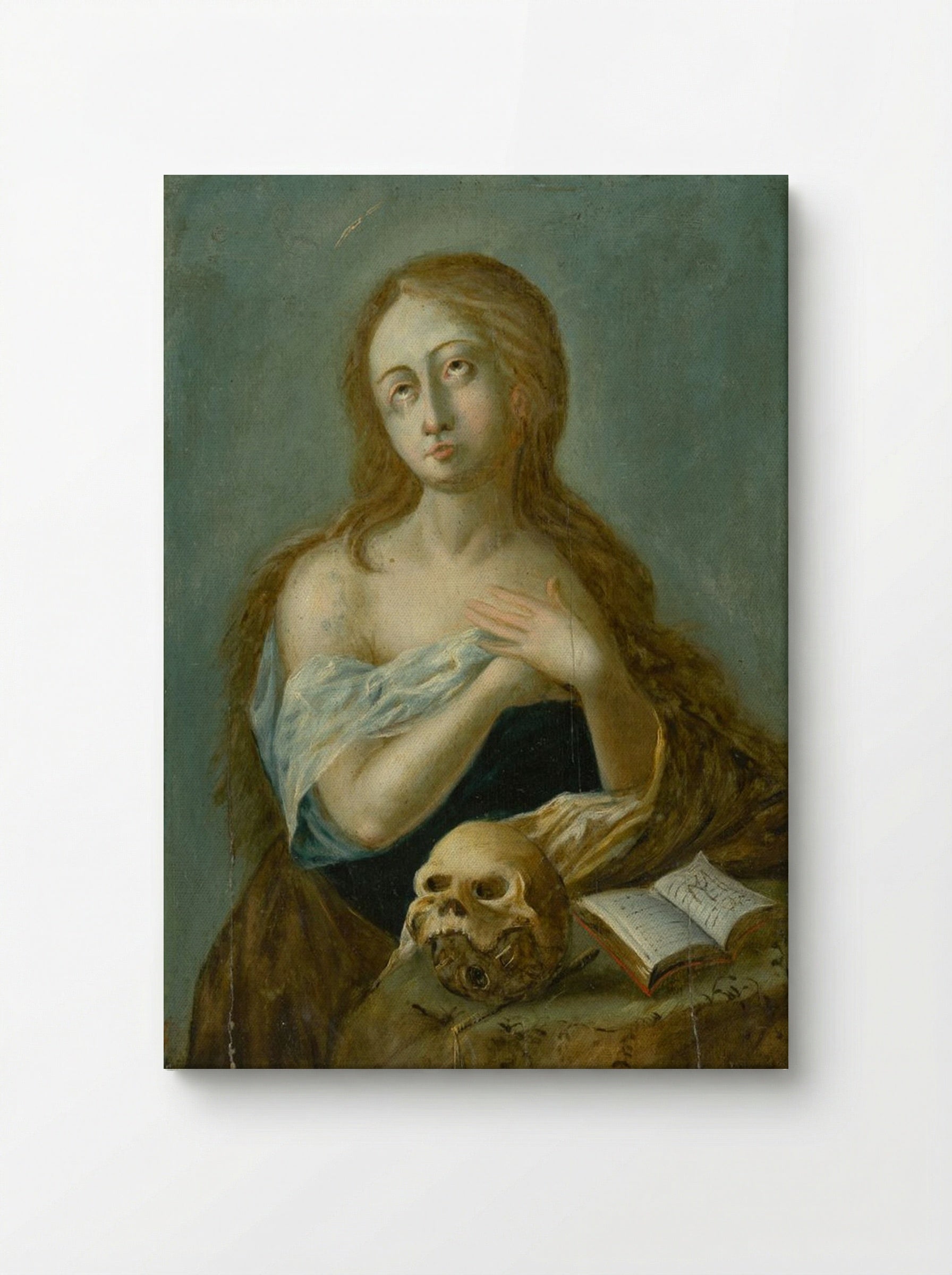 The Penitent Magdalene - Georges de La Tour - Canvas