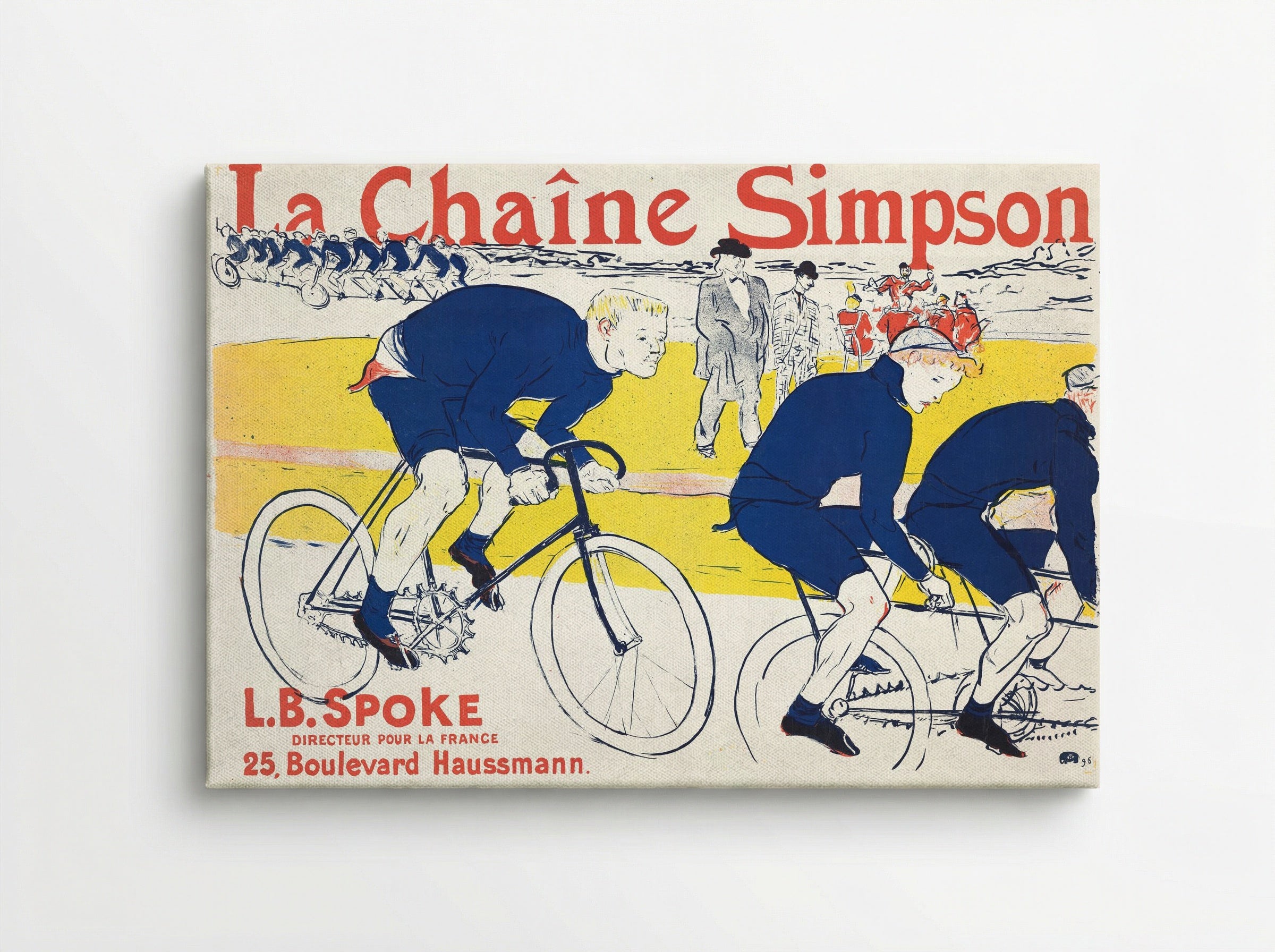 La Chaîne Simpson - Henri de Toulouse-Lautrec - Canvas
