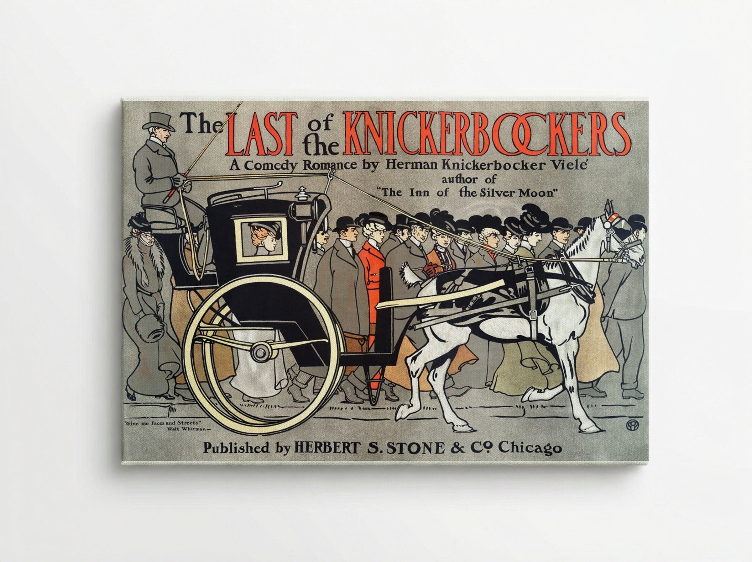 The Last of the Knickerbockers - Edward Penfield - Canvas