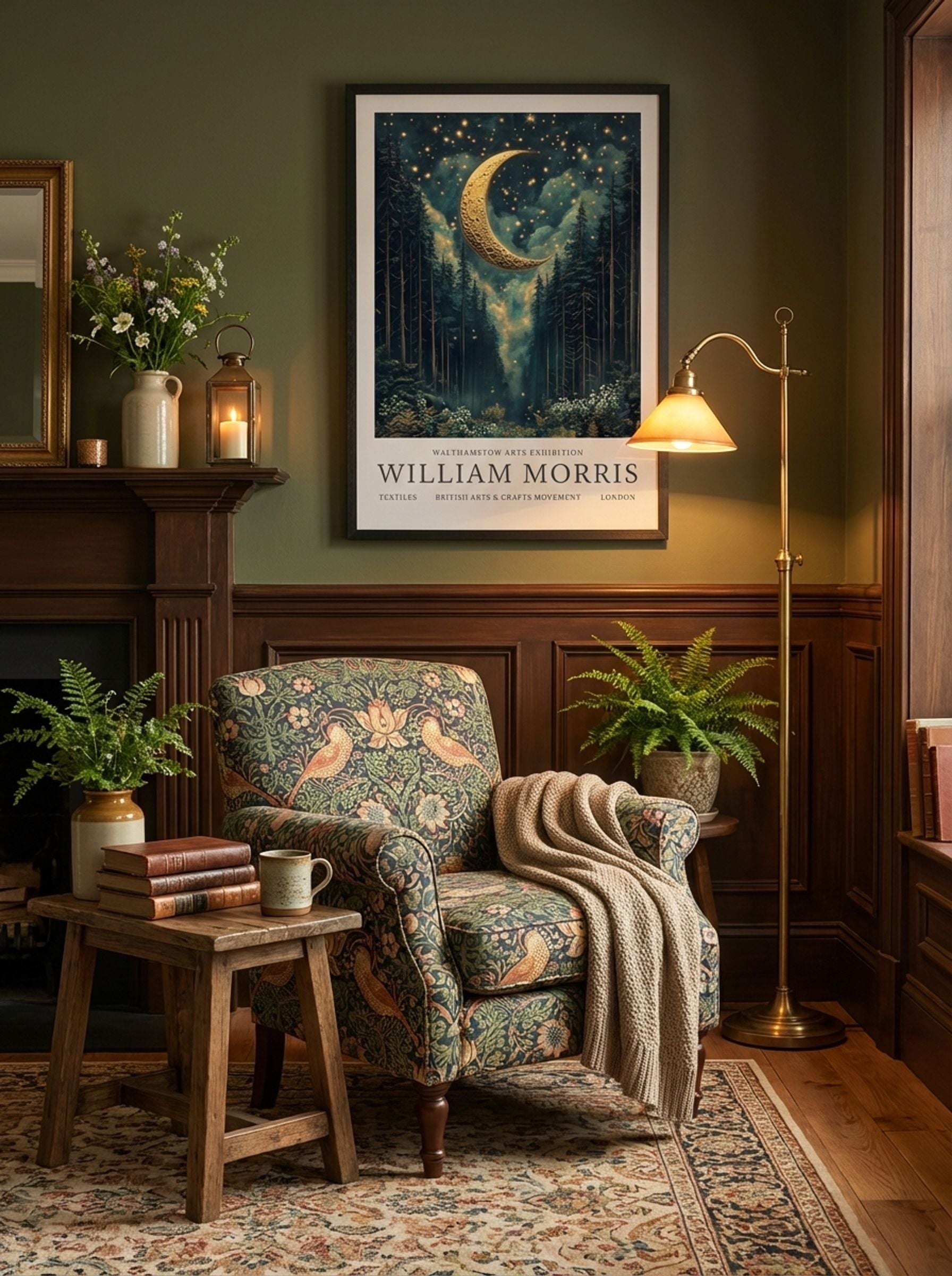Crescent Canopy - William Morris - Lifestyle