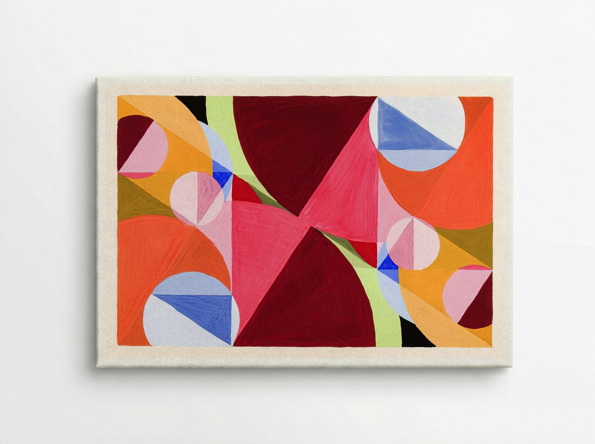 Area Broken by Perpendiculars - Joseph Schillinger - Canvas