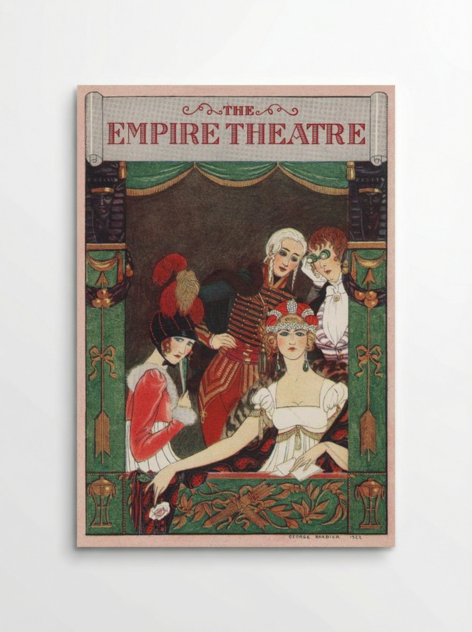 The Empire Theatre - George Barbier - Poster
