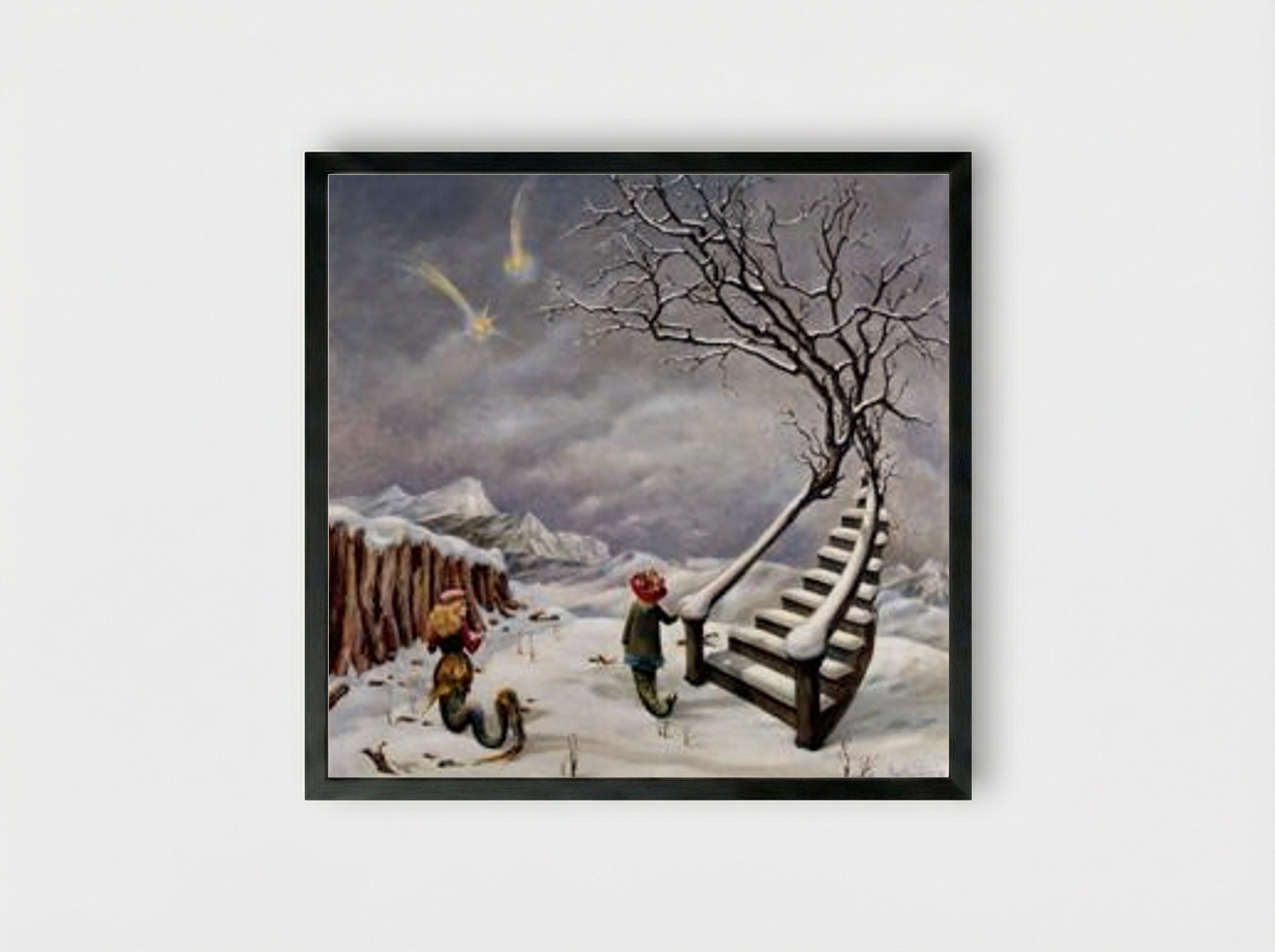 The Truth About Comets - Dorothea Tanning - Framed Print Black