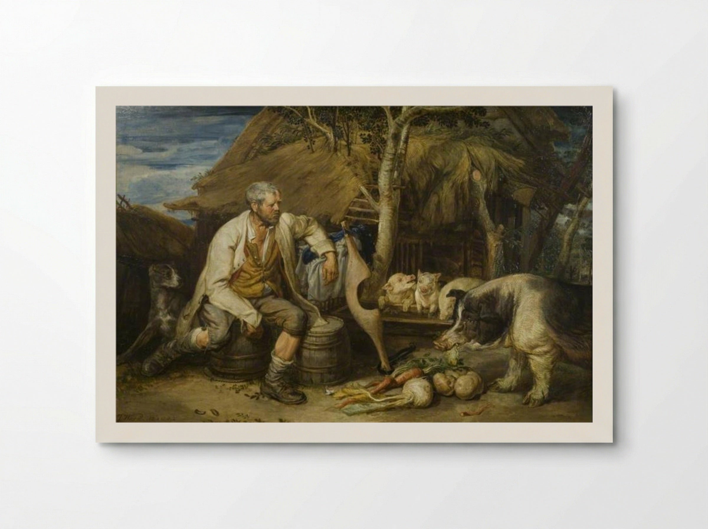 The Swineherd - James Ward - Poster