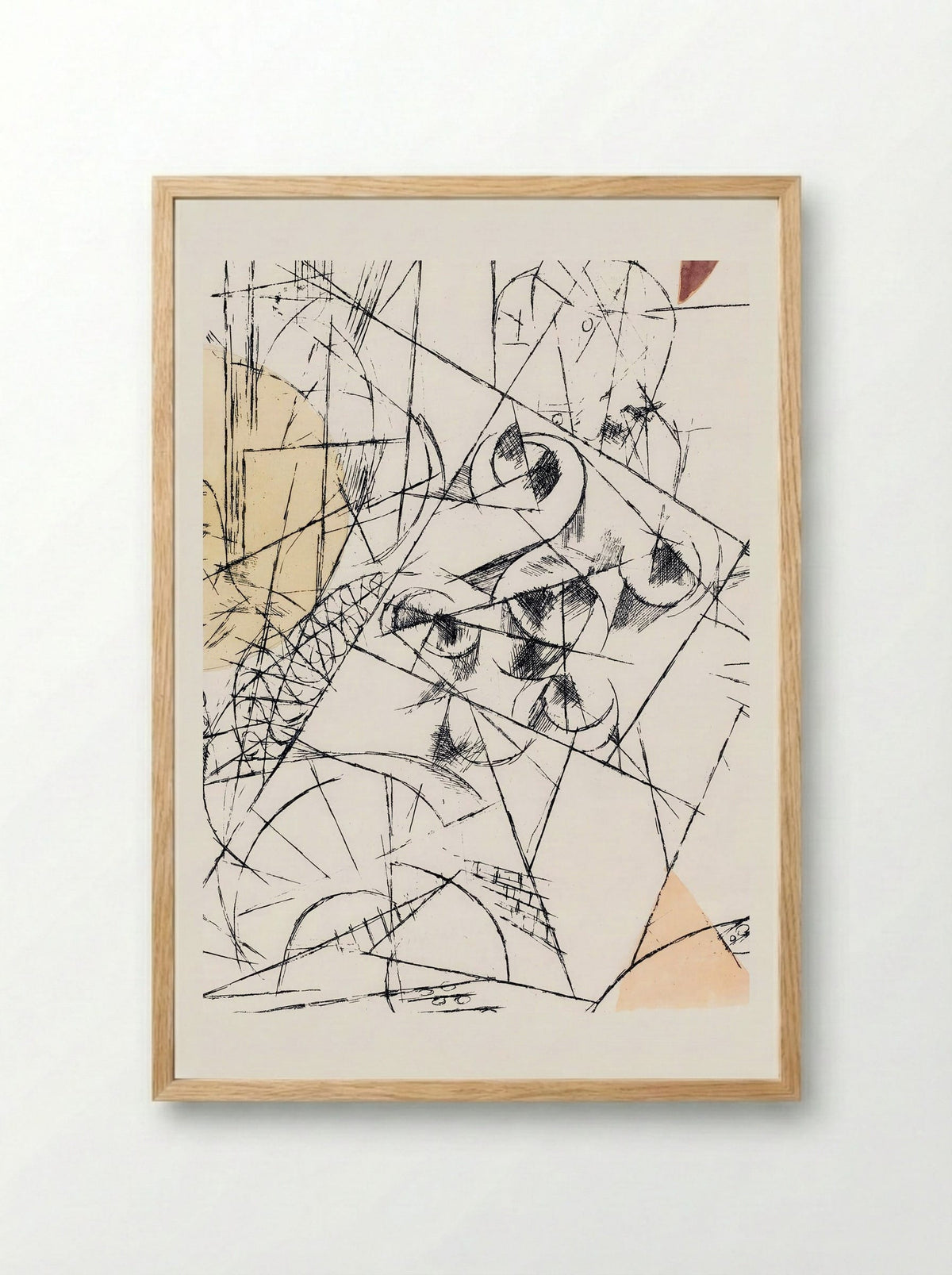 Hope and Destruction (Zerstörung und Hoffnung) - Paul Klee - Framed Print Wood