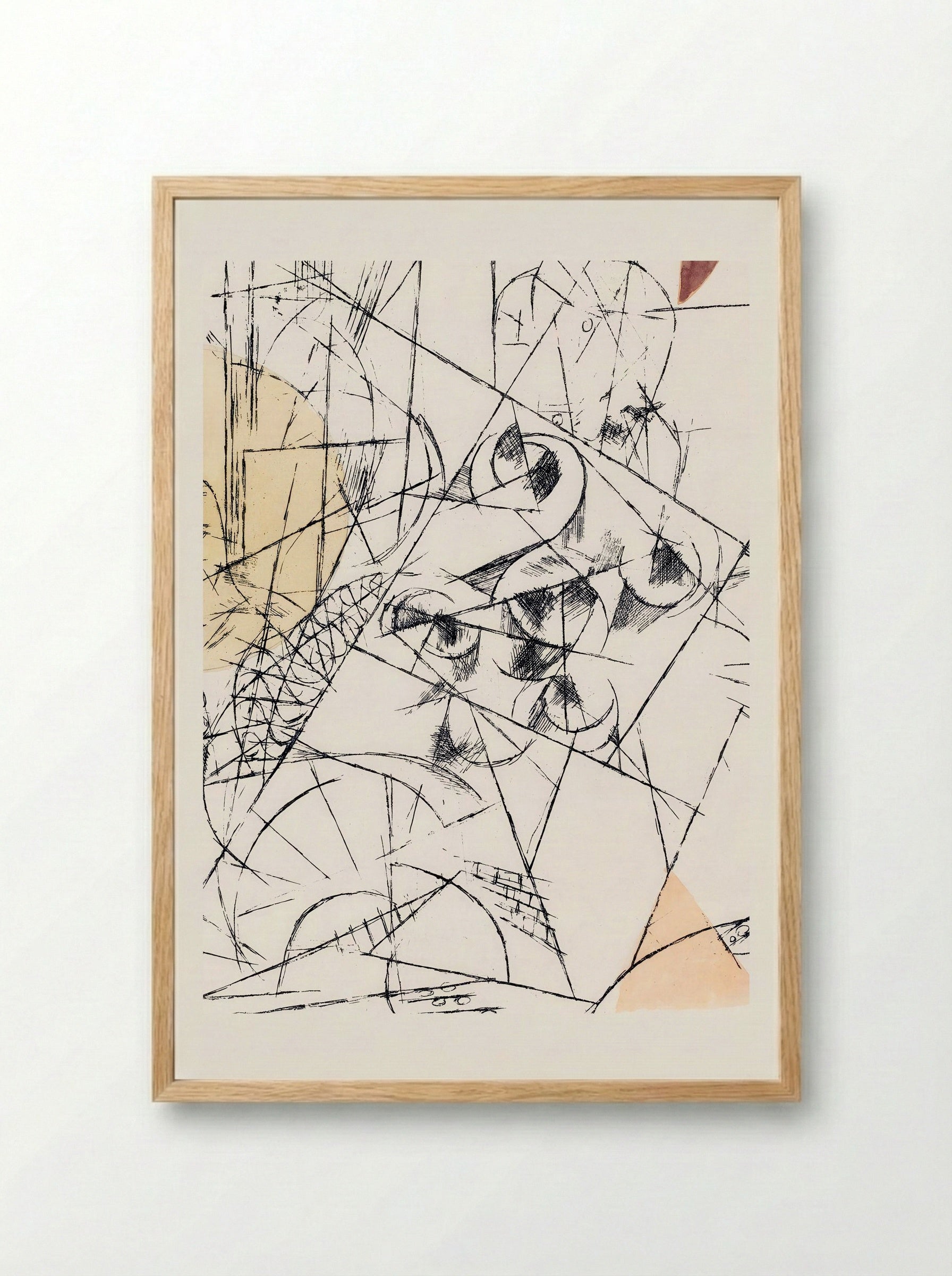 Hope and Destruction (Zerstörung und Hoffnung) - Paul Klee - Framed Print Wood