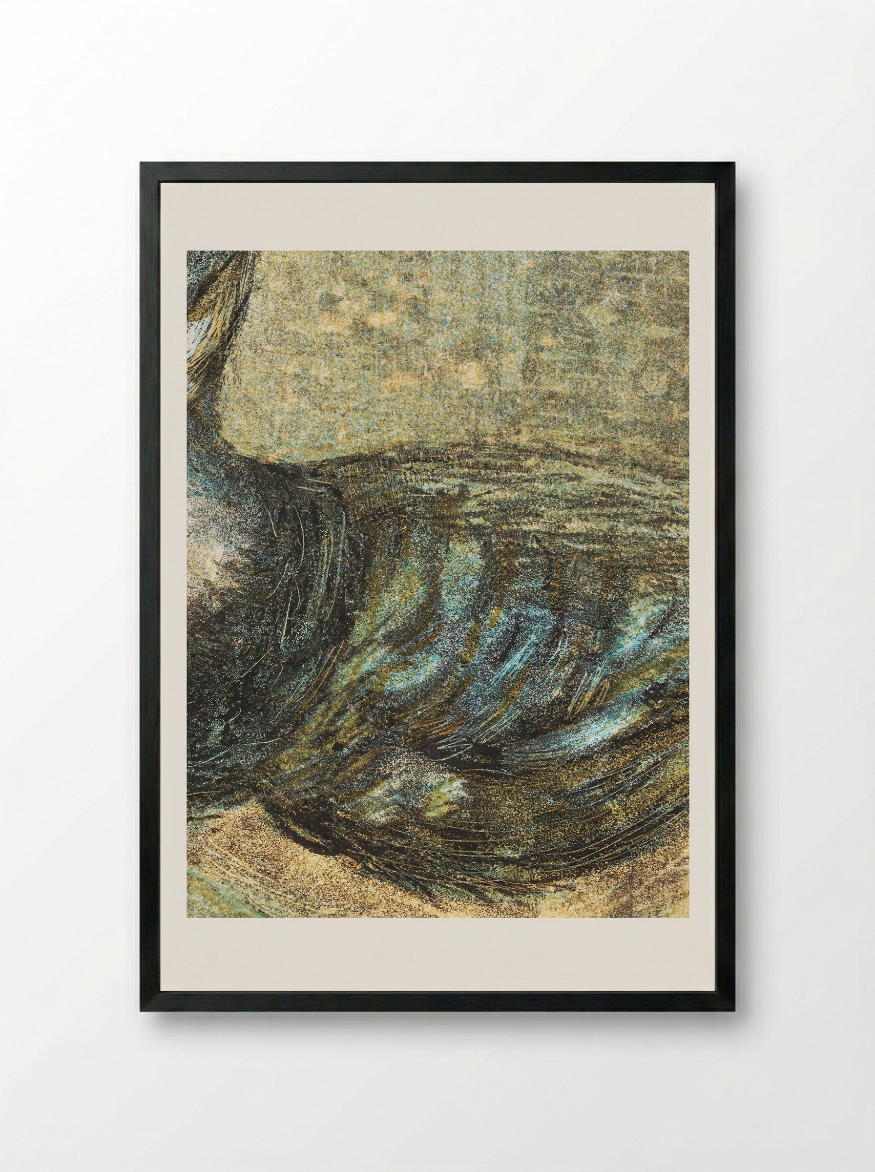 Kievit (Lapwing) - Theo van Hoytema - Framed Print Black