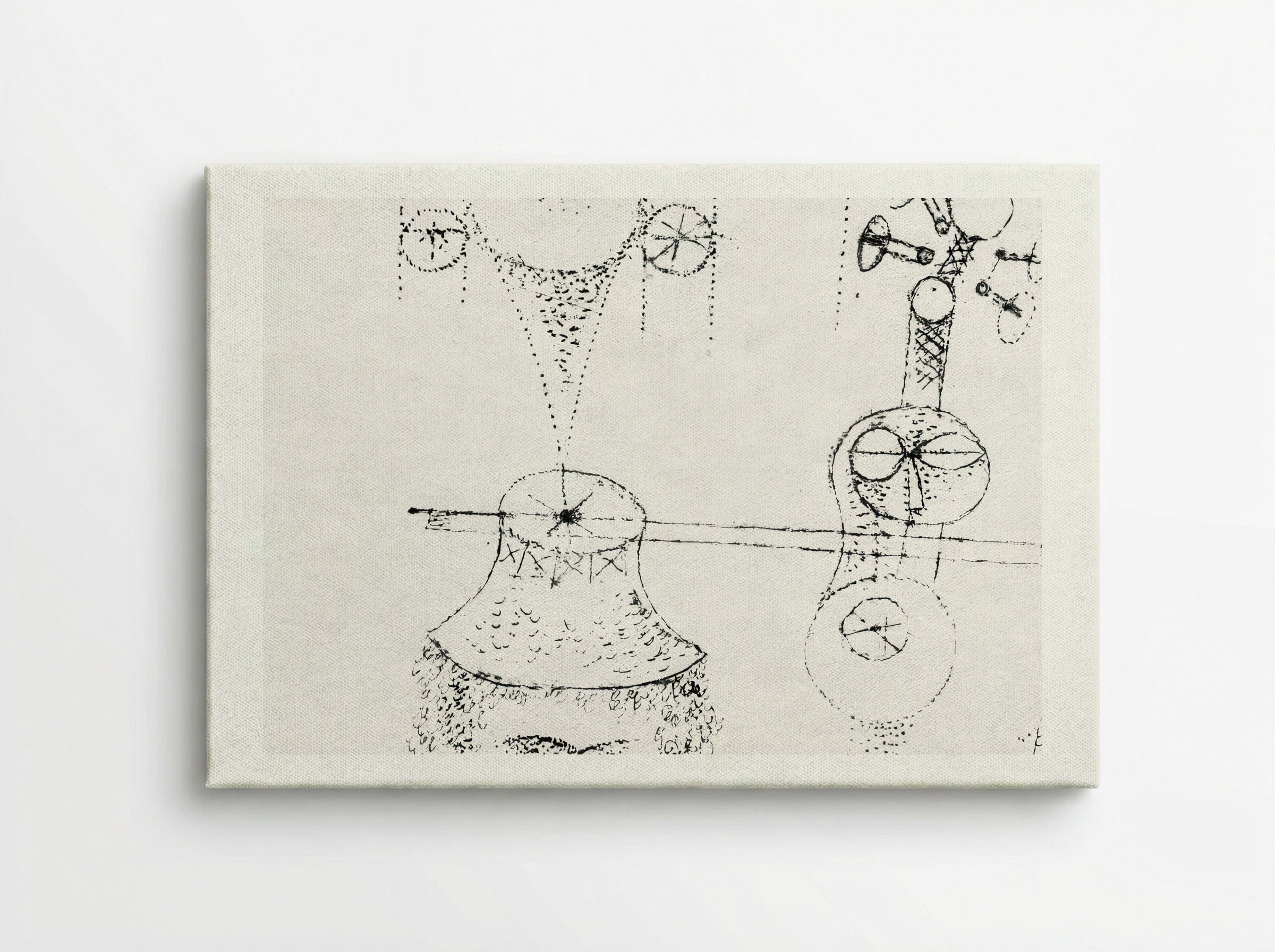 In Memory of an All-Girl Band - Paul Klee - Canvas
