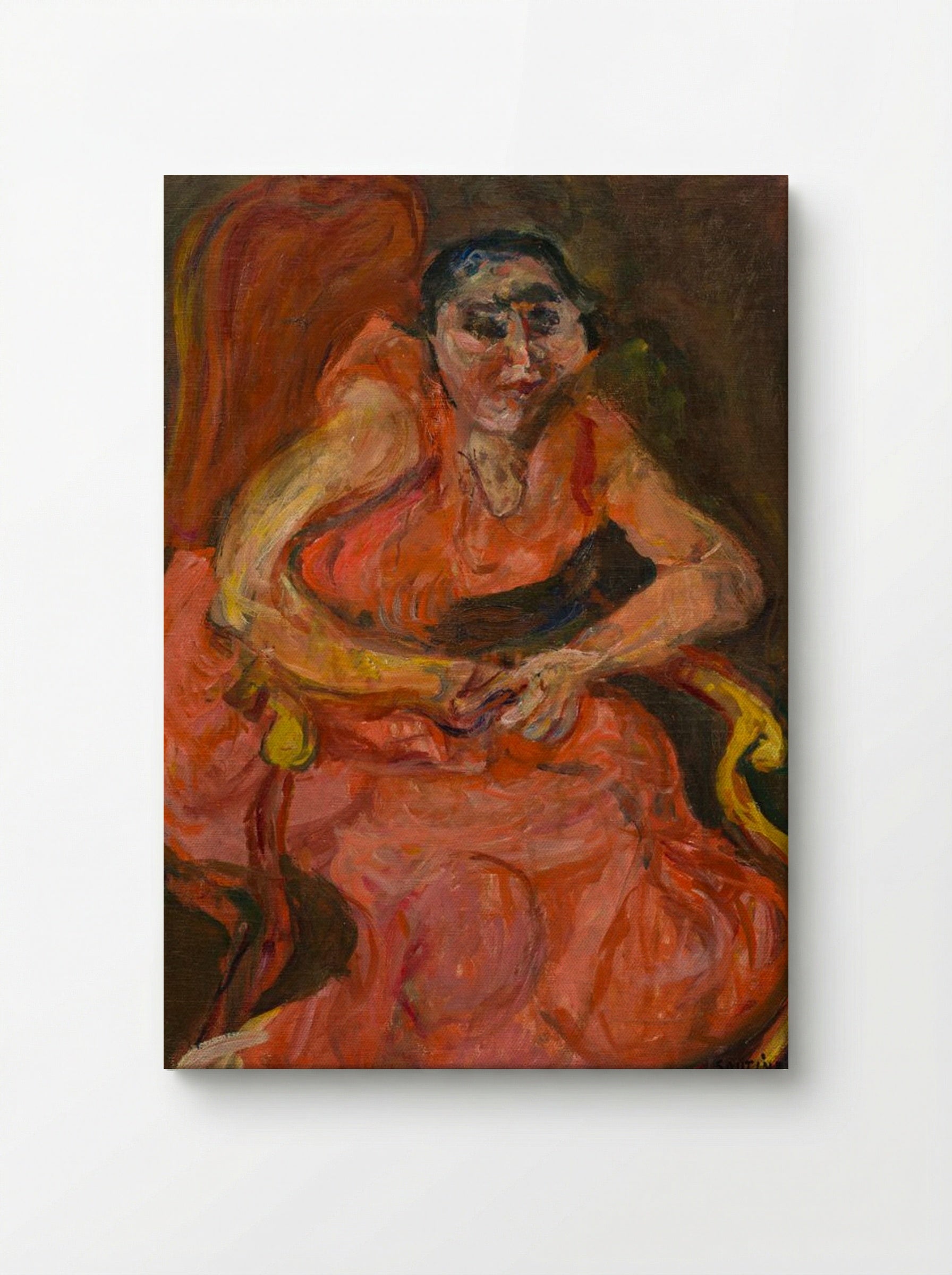Woman in Pink - Chaïm Soutine - Canvas
