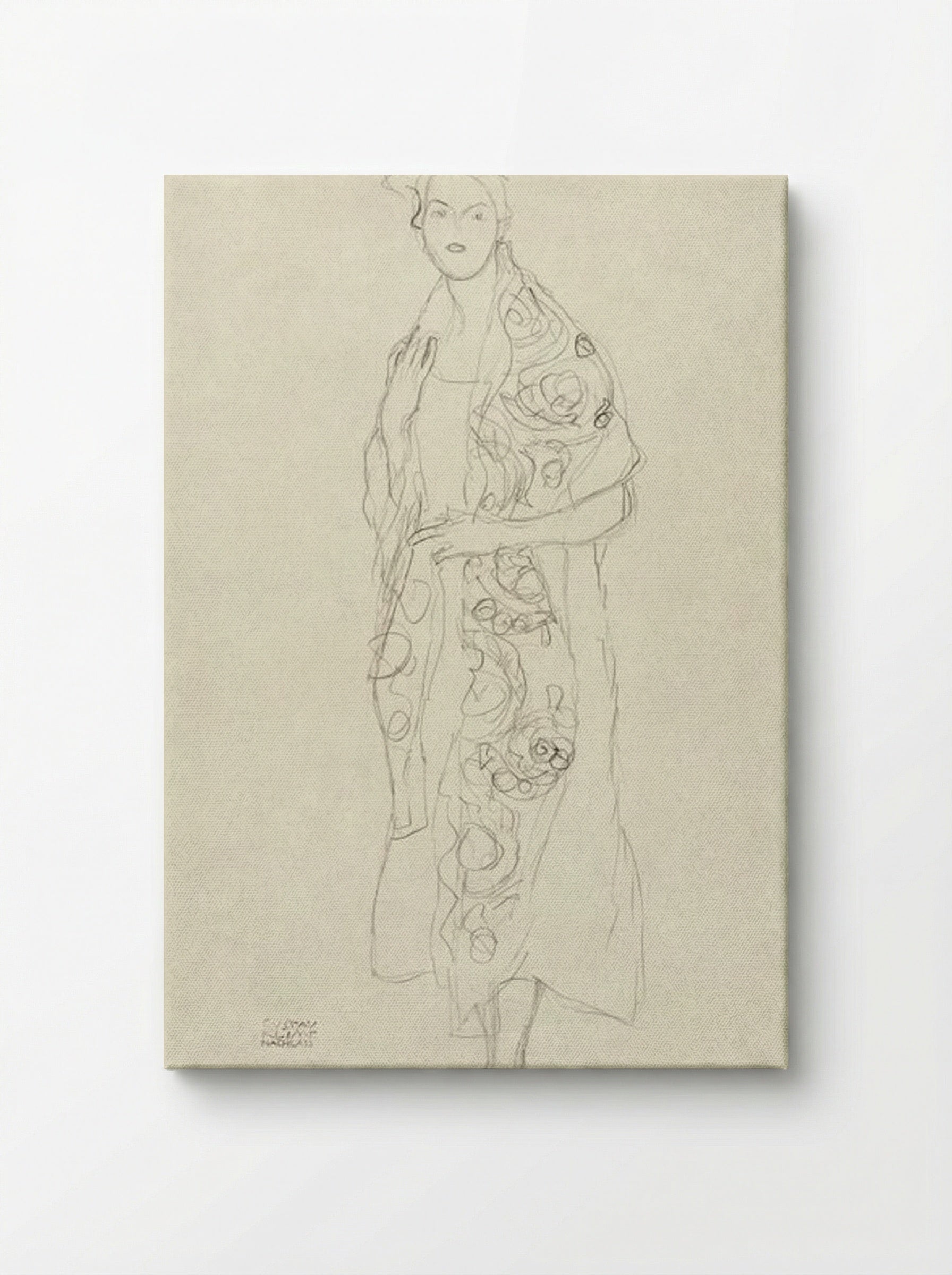 Portrait of a Woman - Gustav Klimt - Canvas