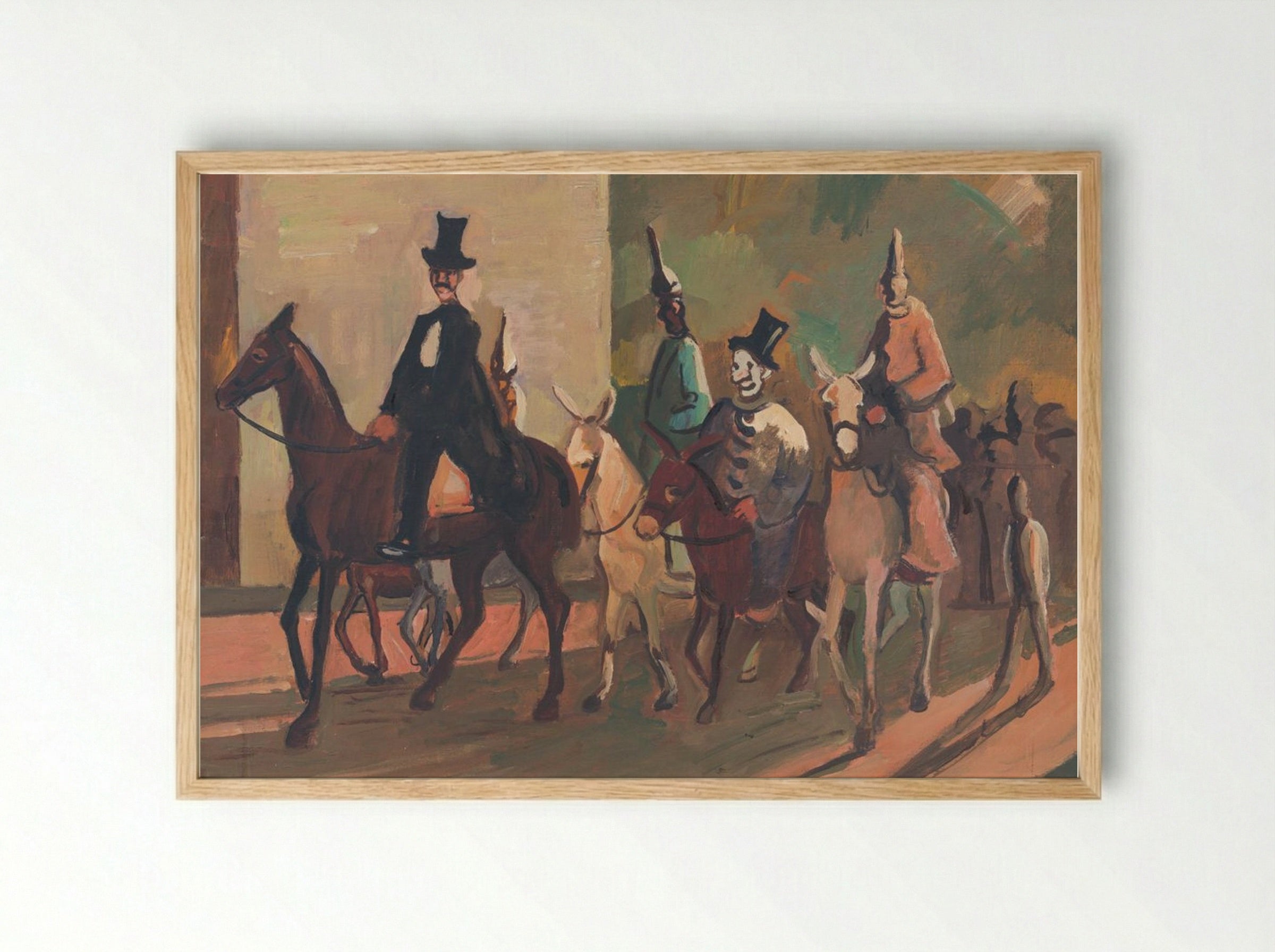 Entering the Ring - Cyprián Majerník - Framed Print Wood