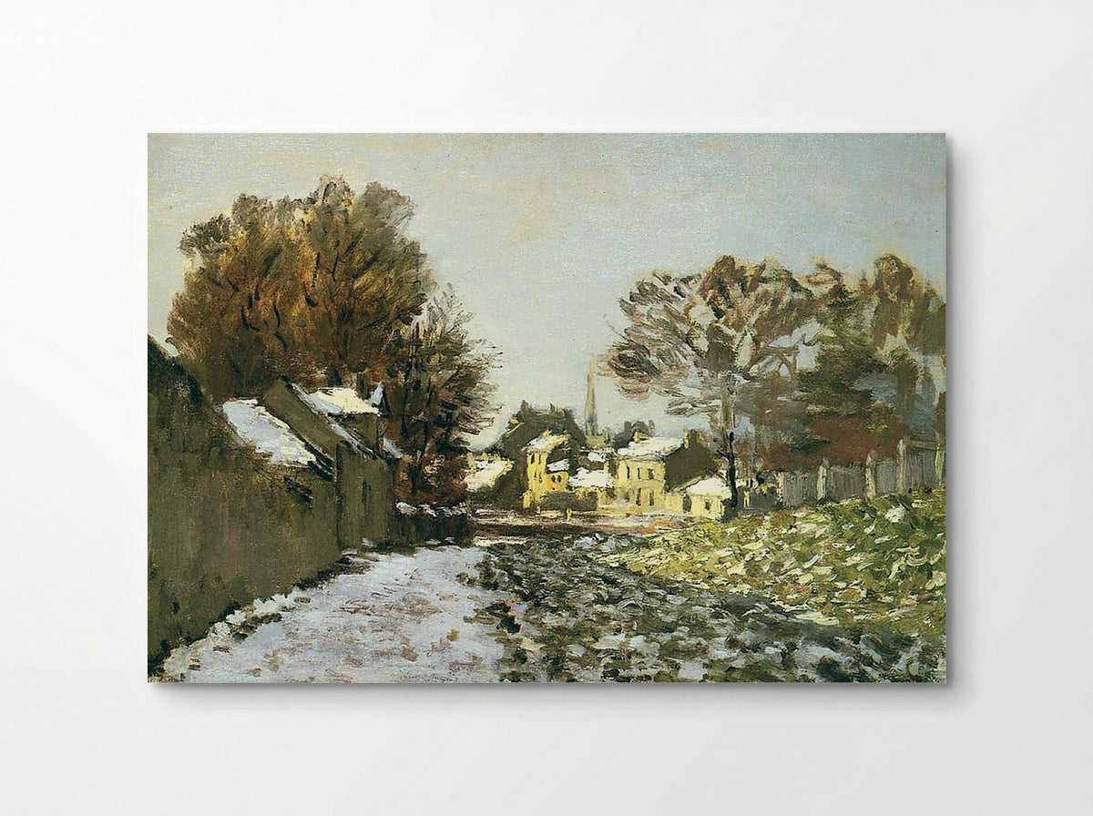 Snow at Argenteuil - Claude Monet - Poster