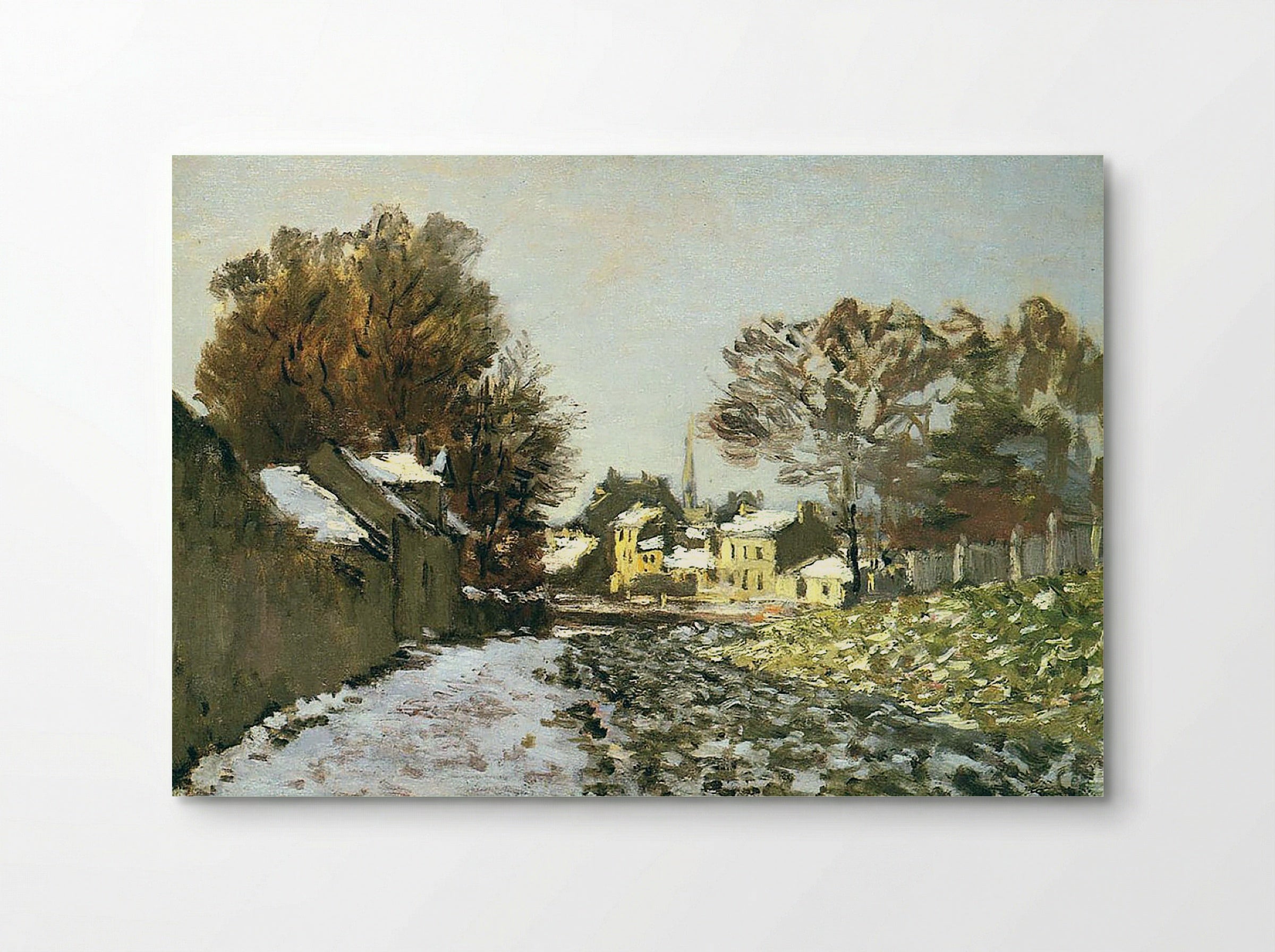 Snow at Argenteuil - Claude Monet - Poster