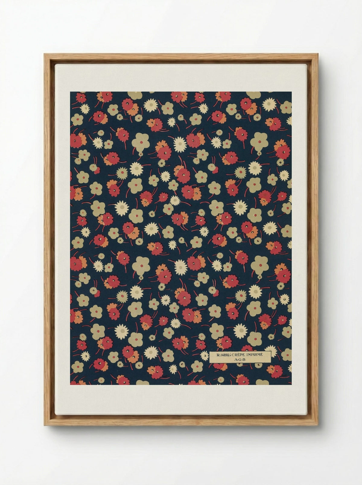 Feuillets de l'Élégance Féminine - Charles Goy - Framed Canvas Wood