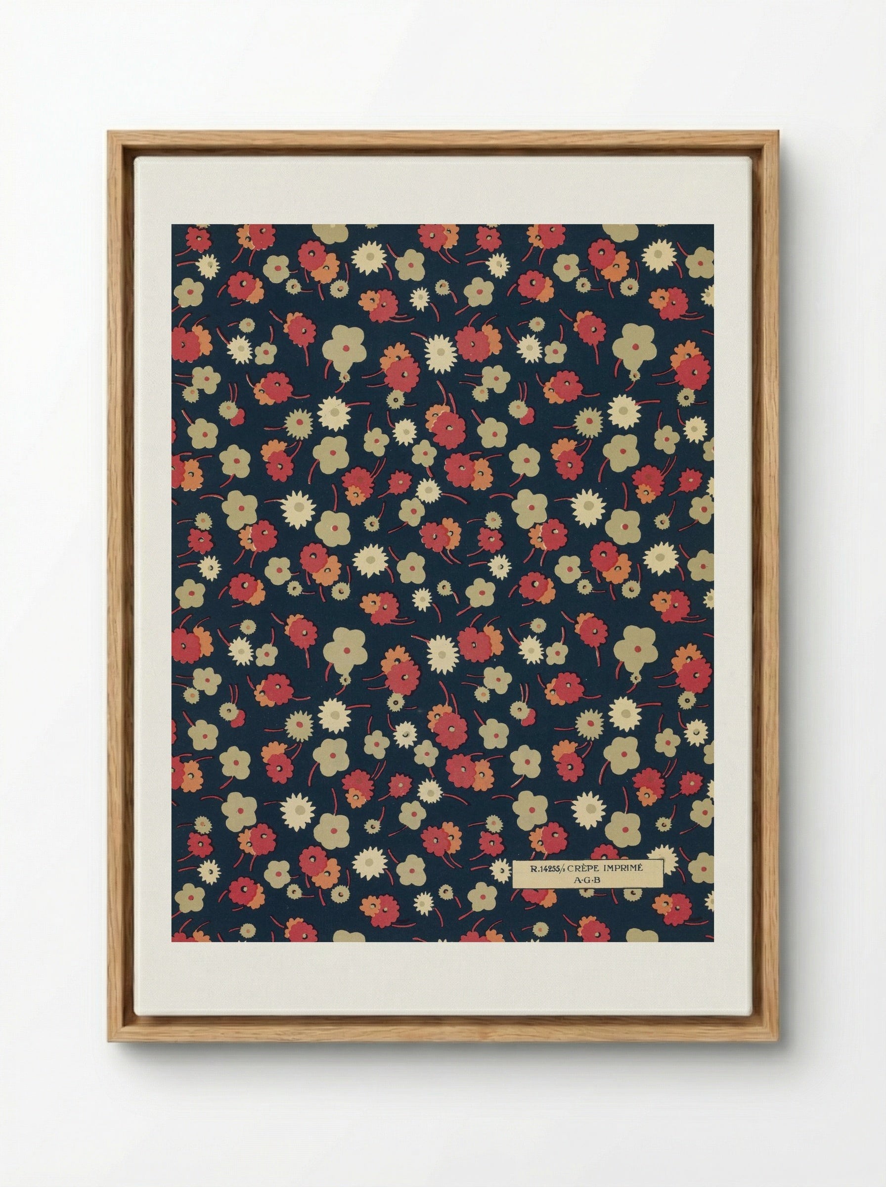 Feuillets de l'Élégance Féminine - Charles Goy - Framed Canvas Wood
