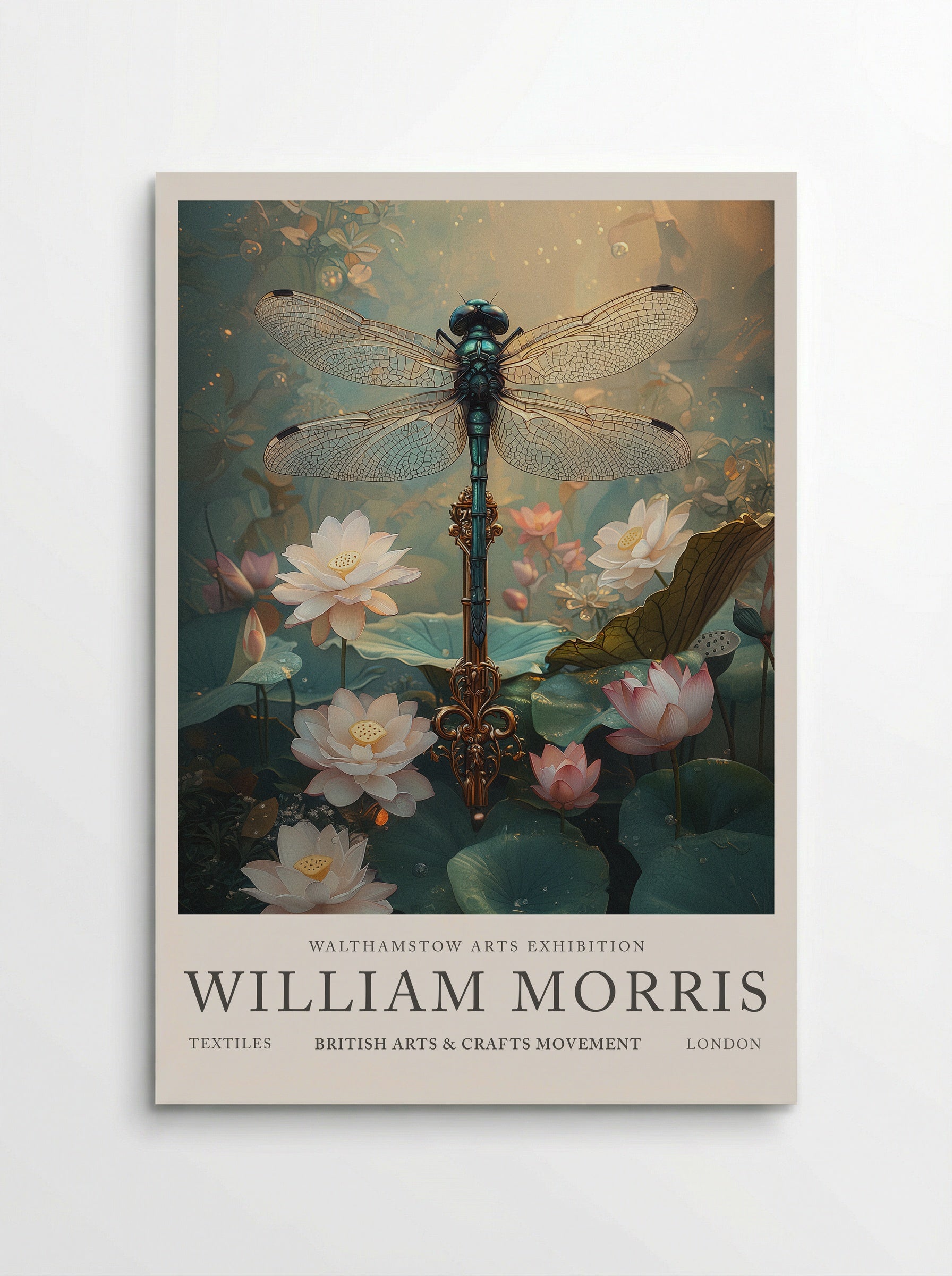 Dragonfly Dream - William Morris - Poster