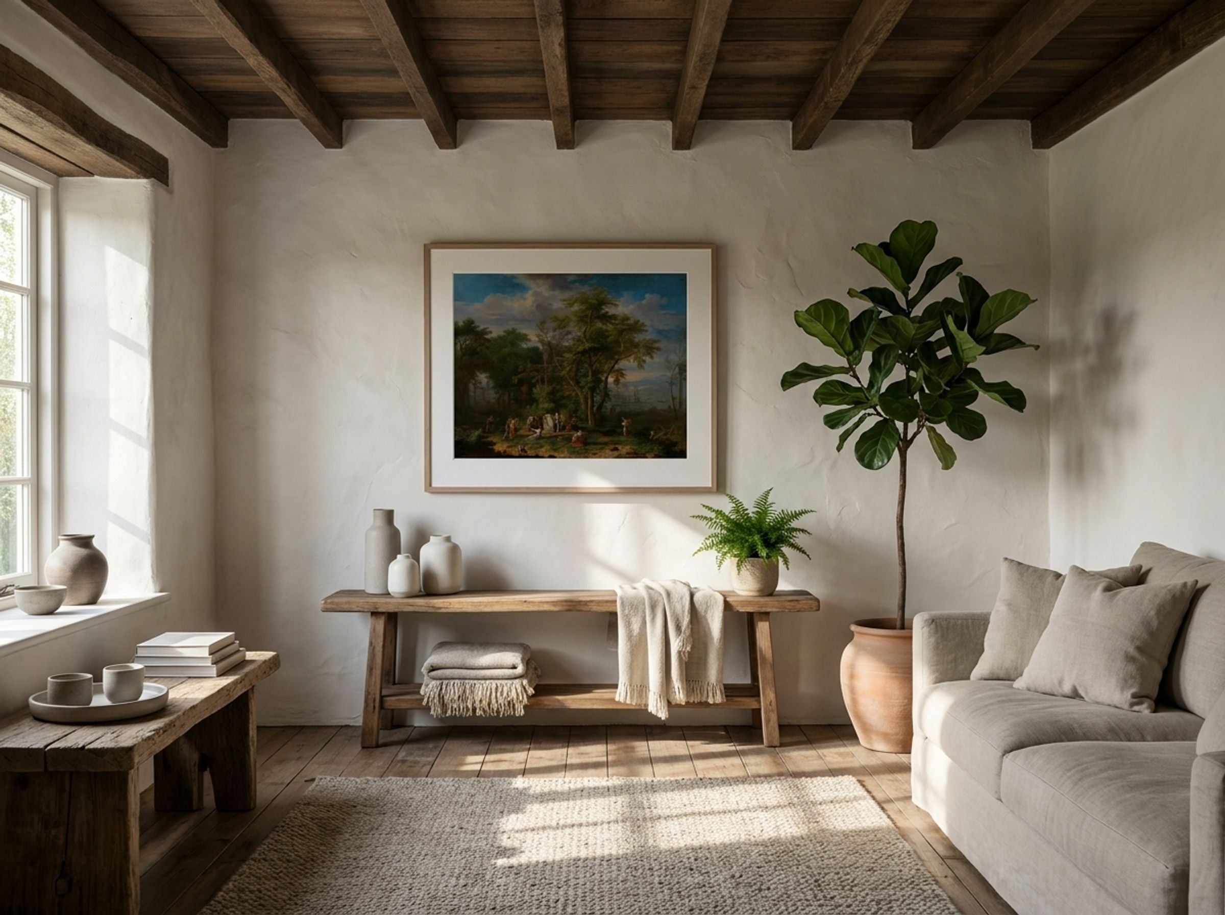 Arcadian Landscape with a Sacrifice - Jan van Huysum - Lifestyle
