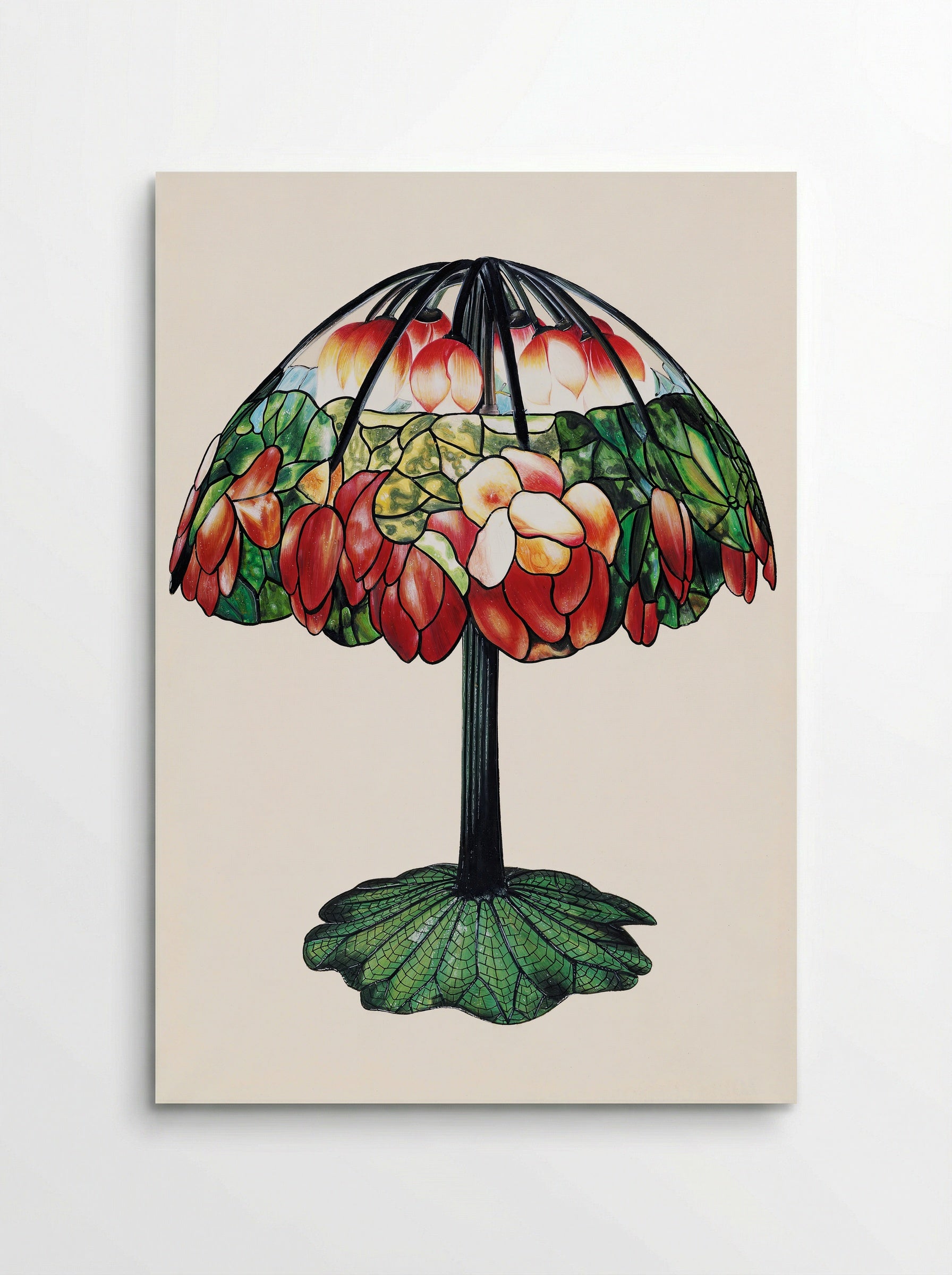 Design for a Lamp - Louis Comfort Tiffany - Poster