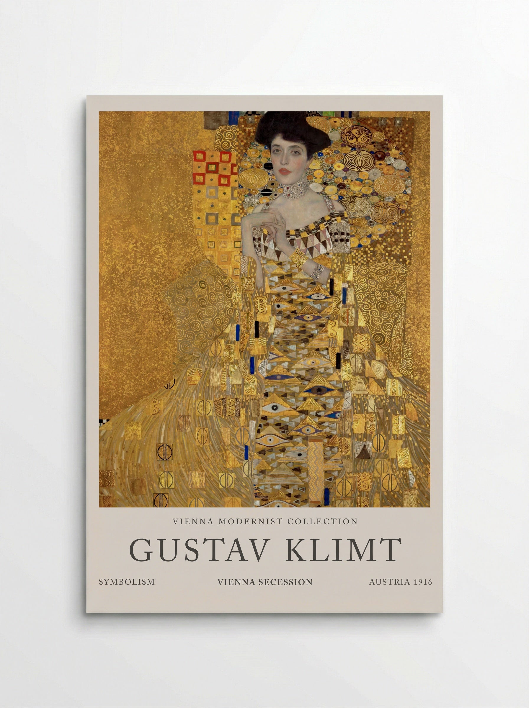 Adele Bloch-Bauer I - Gustav Klimt - Poster