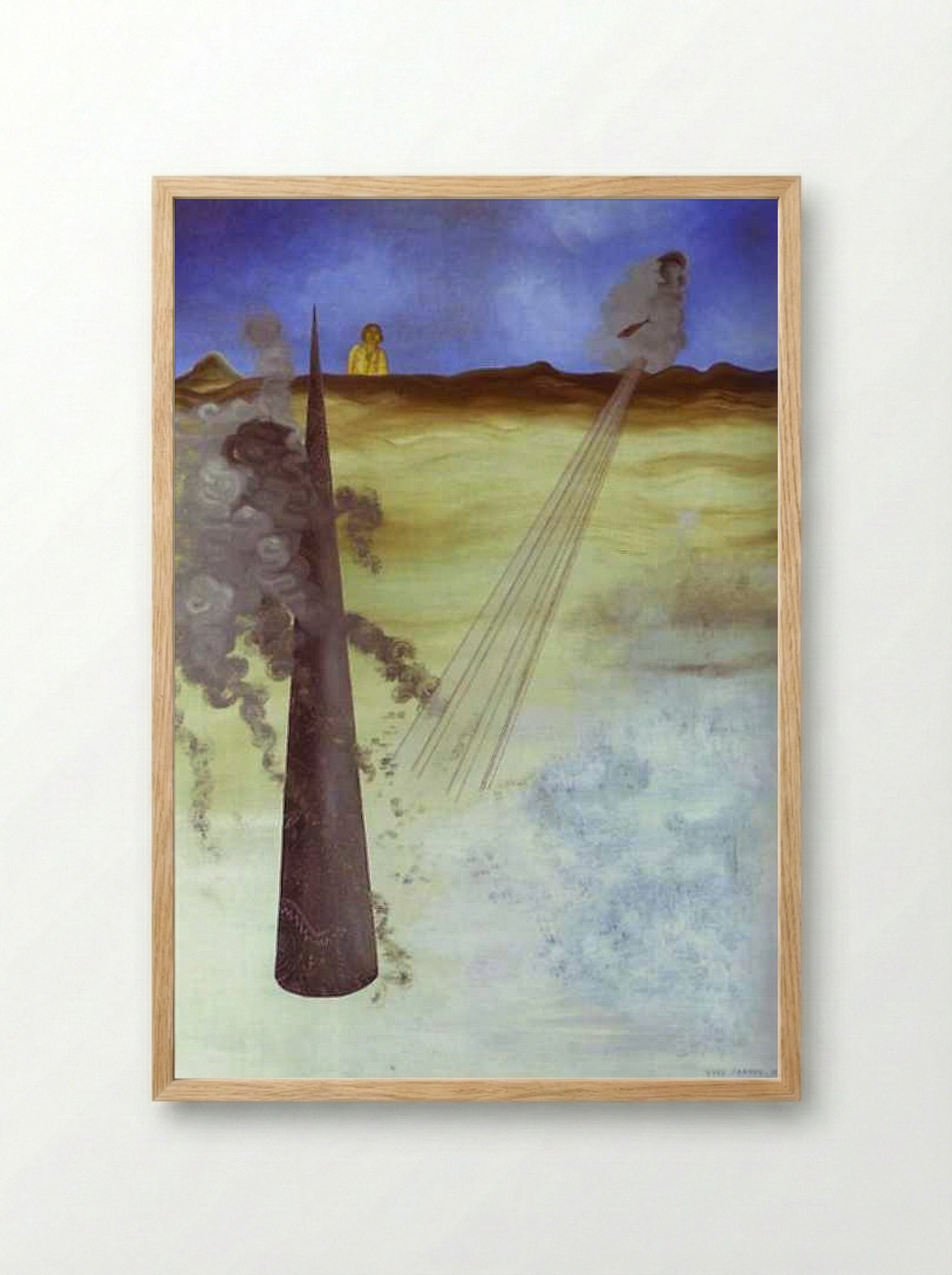 I Came Like I Promised - Yves Tanguy - Framed Print Wood