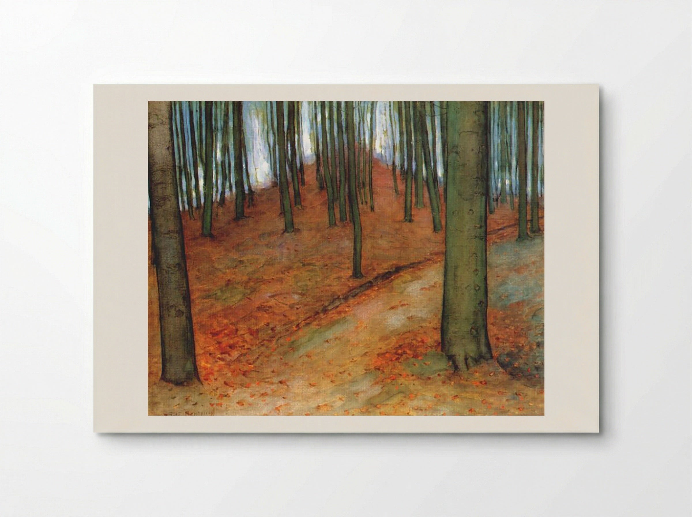Wood with Beech Trees - Piet Mondrian - Poster