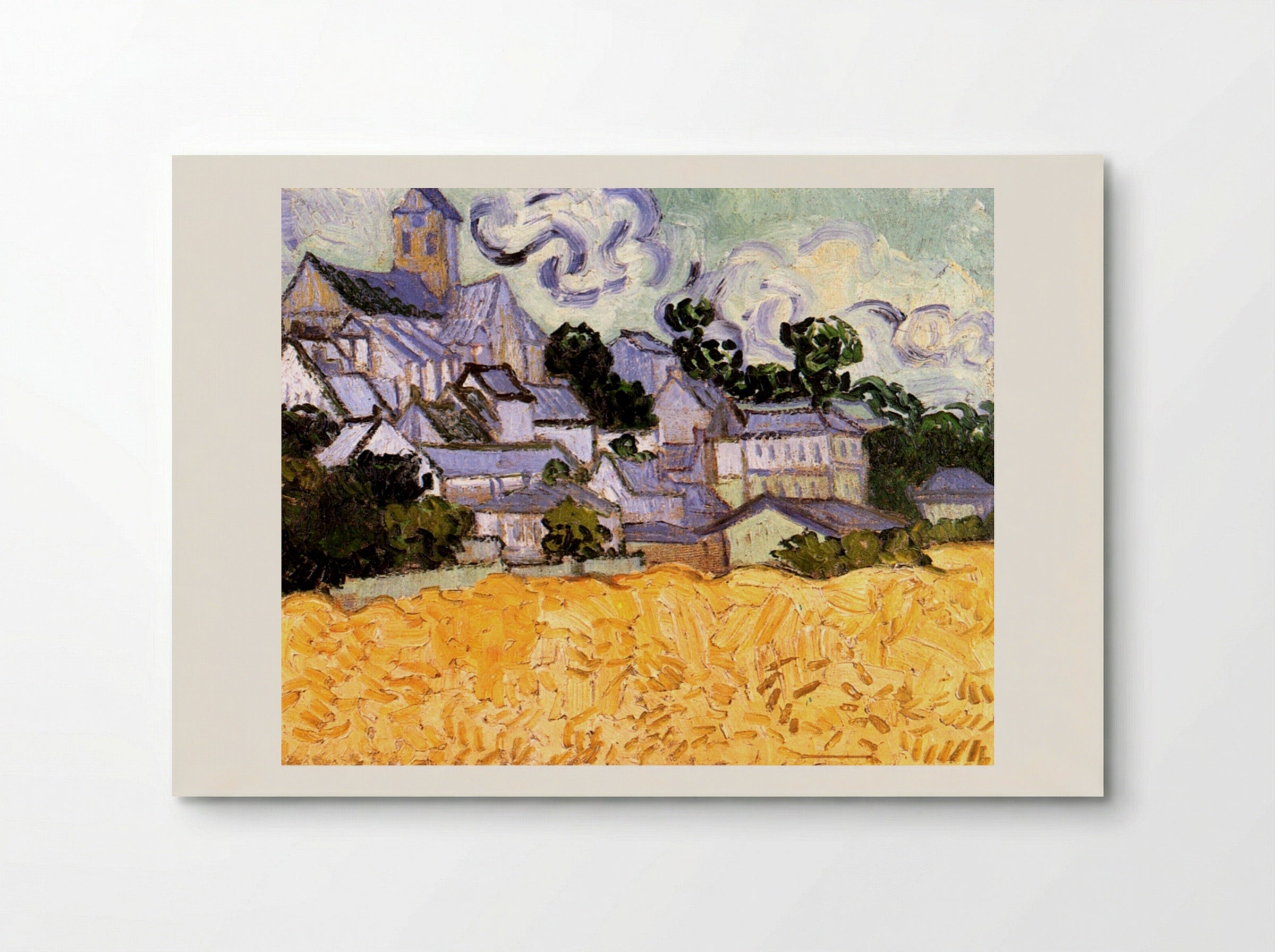 View of Auvers with Church - Vincent van Gogh - Poster