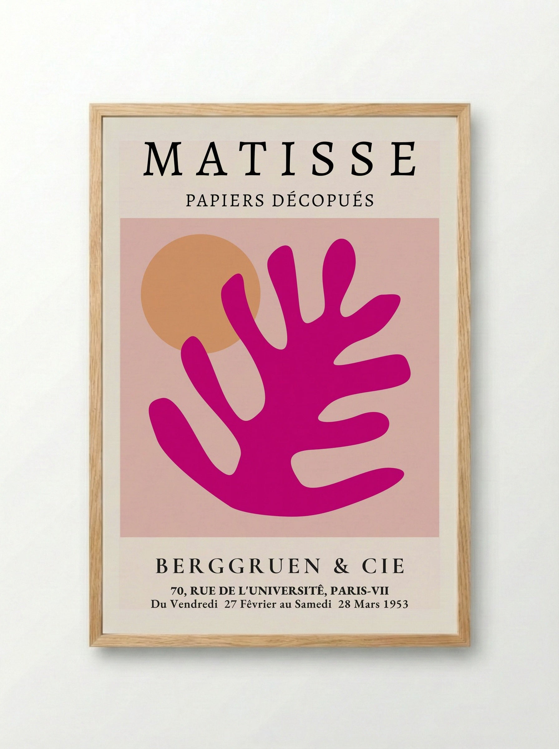 Abstract Composition No. 12 - Henri Matisse - Framed Print Wood