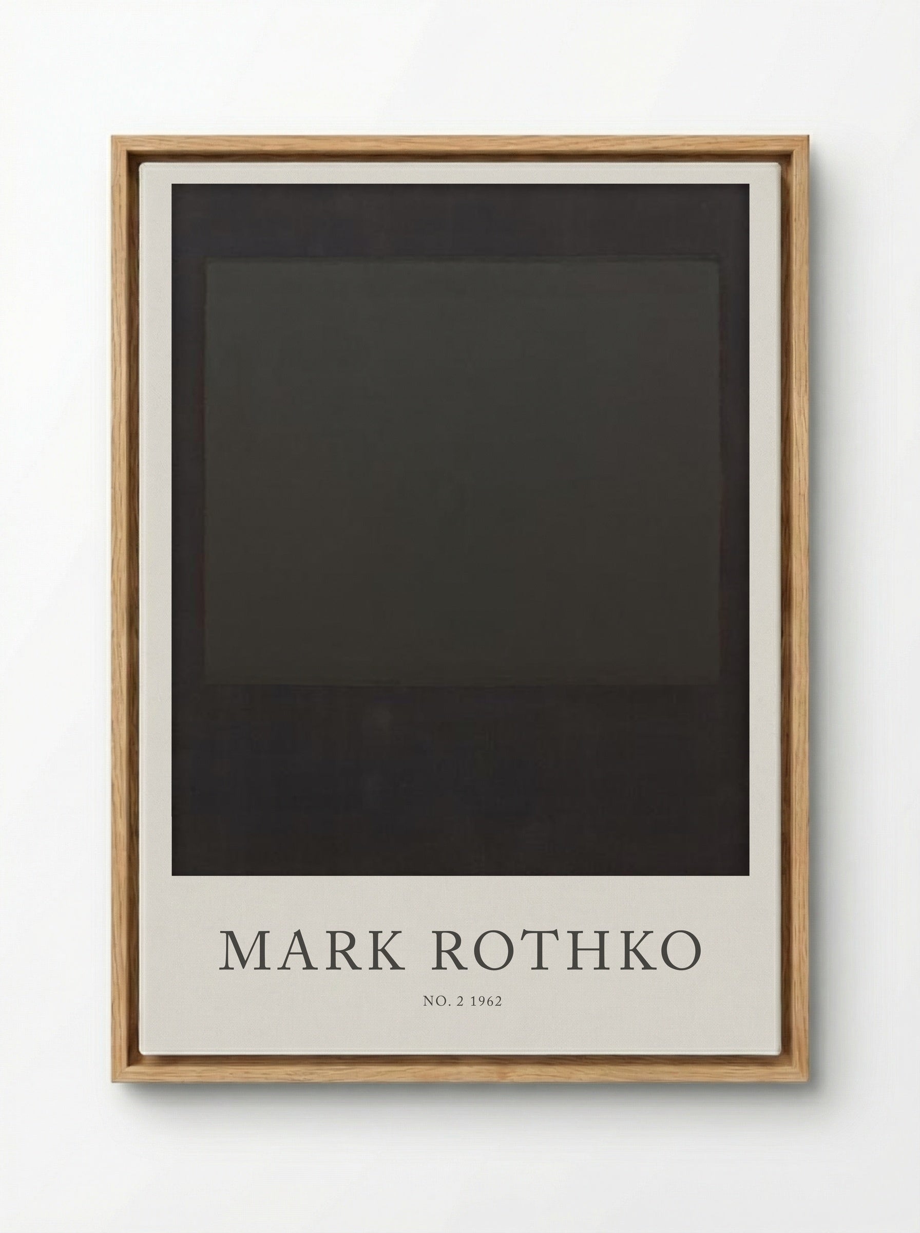 No. 2 - Mark Rothko - Framed Canvas Wood